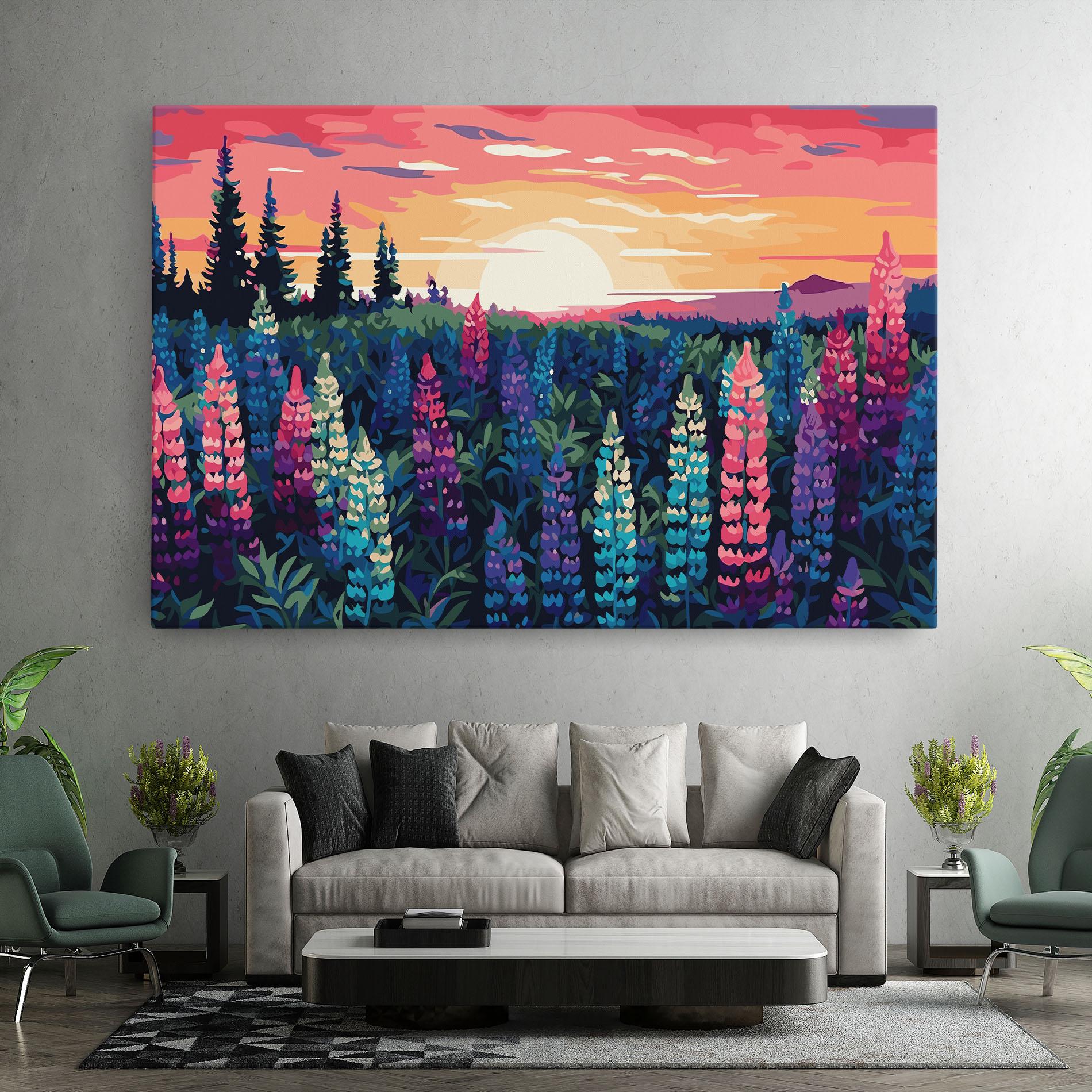 Leinwandbild Spring Sunset mockup 7