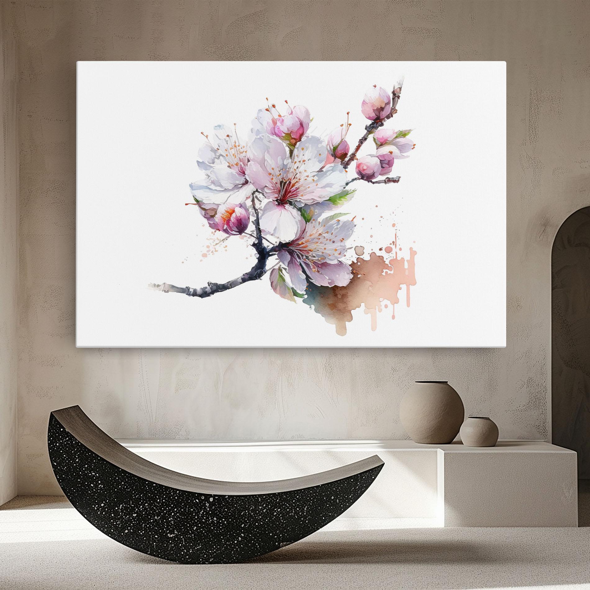 Leinwandbild Cherry Spring Art mockup 8