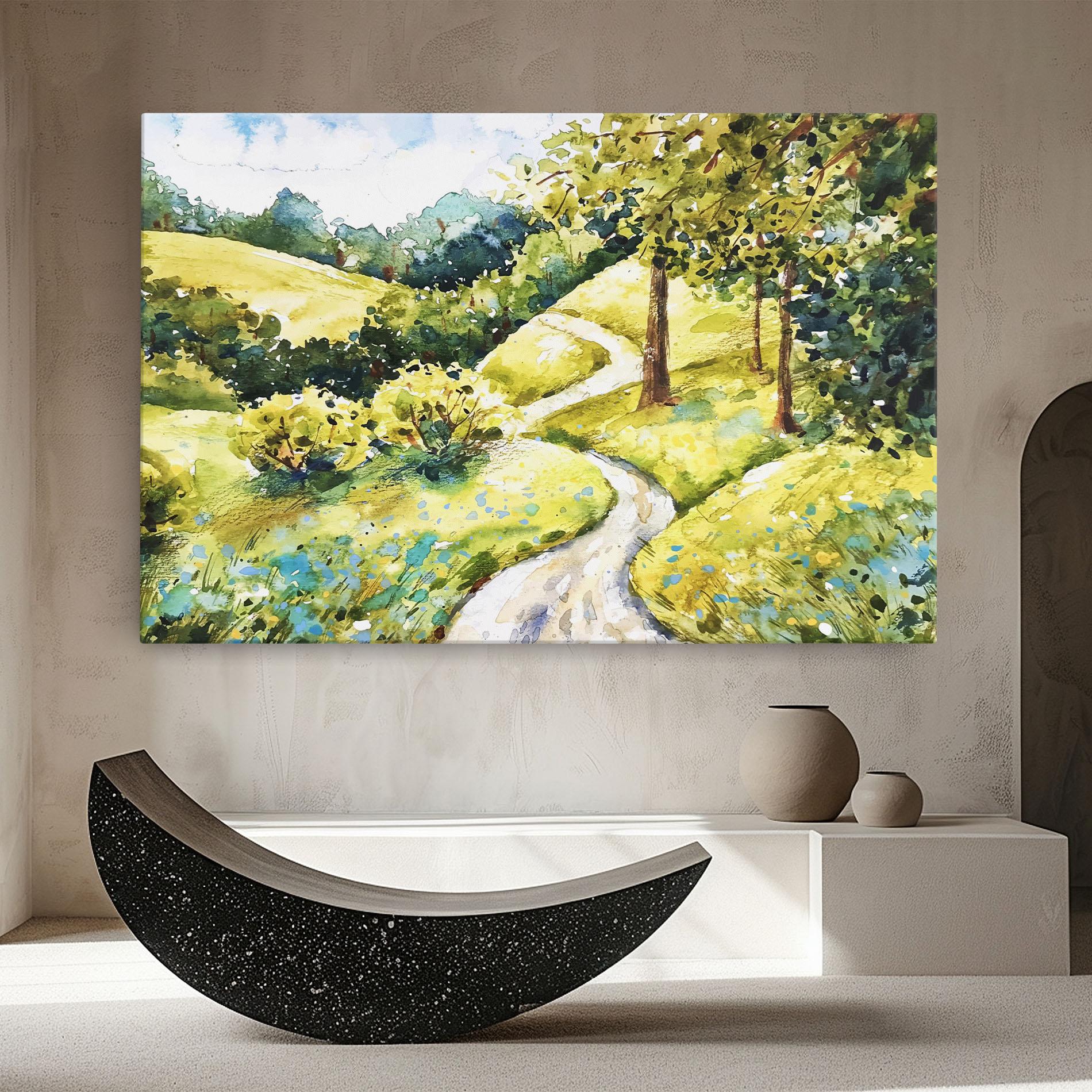 Leinwandbild Fresh Spring View mockup 8