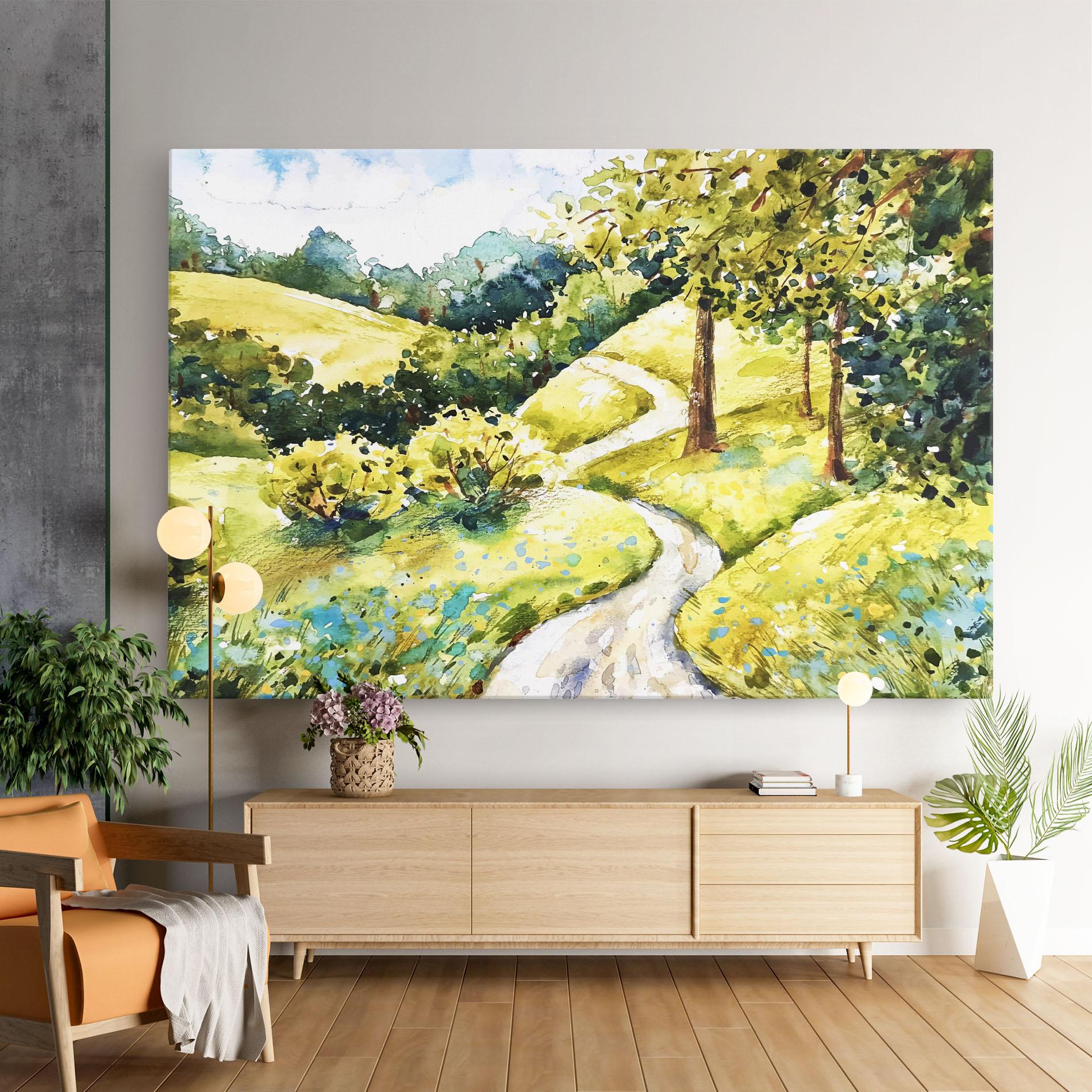 Leinwandbild Fresh Spring View mockup 9