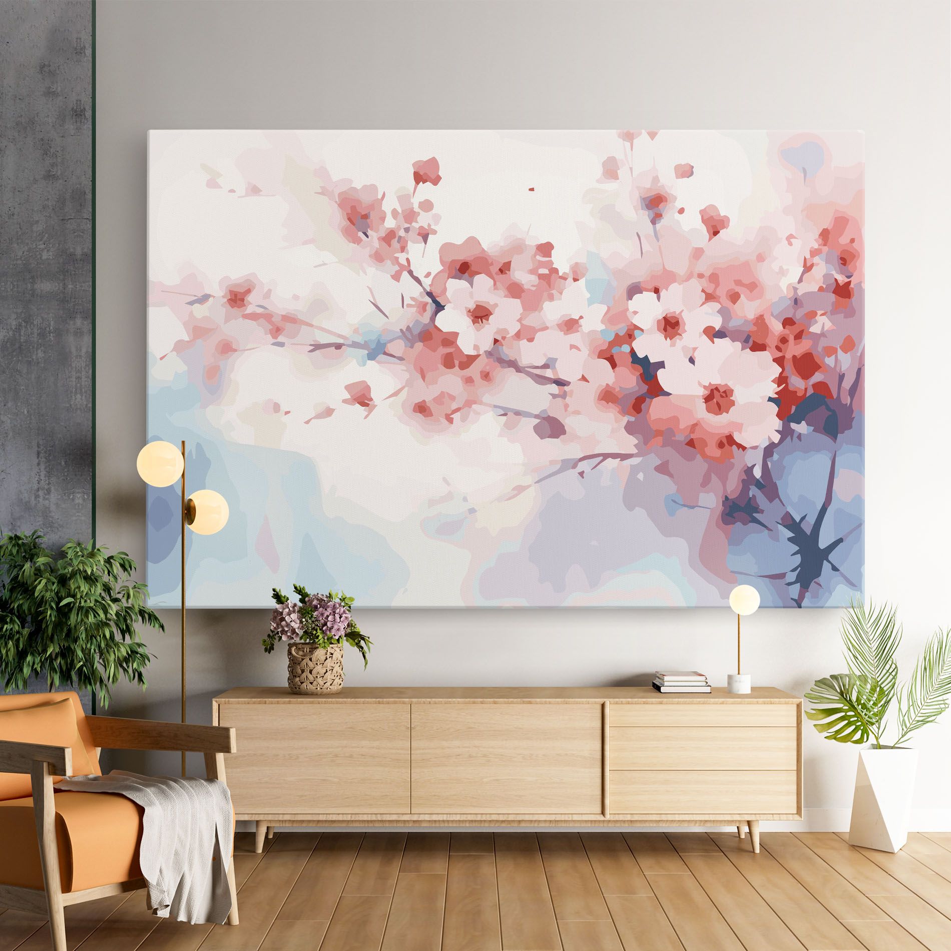 Pastel Spring Flowers mockup 9