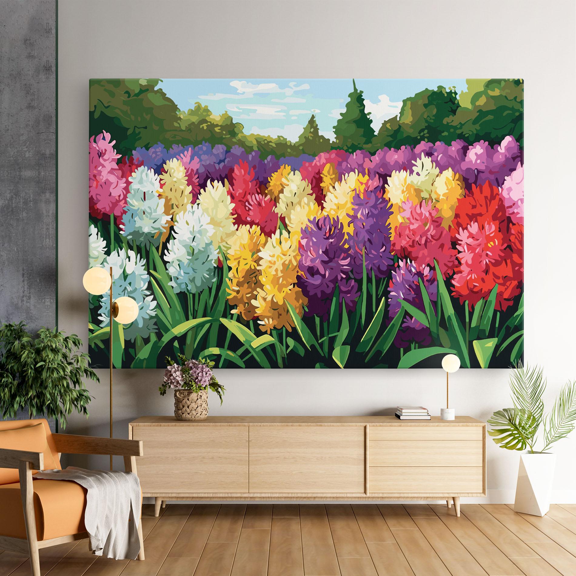 Leinwandbild Pretty Colorful Spring mockup 9