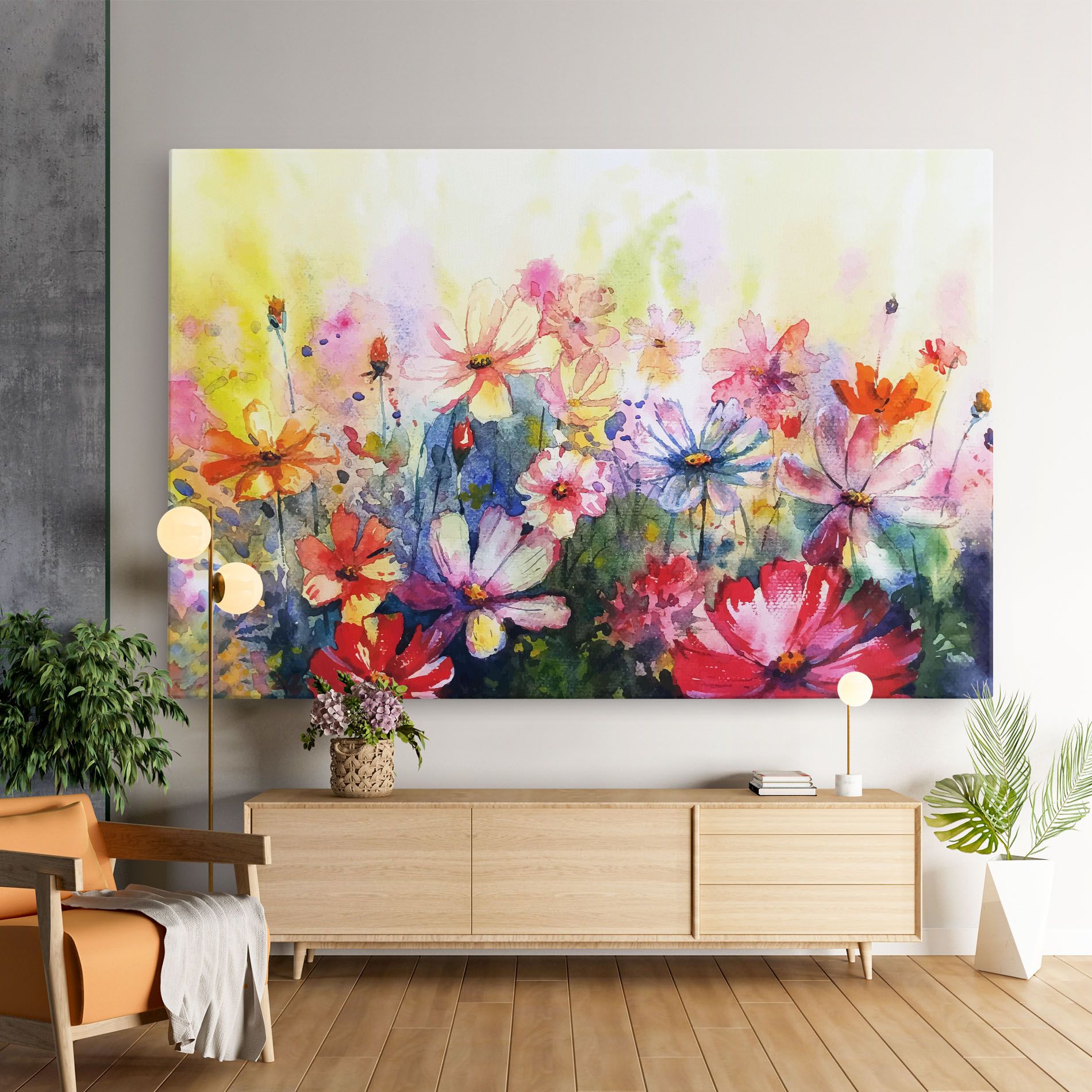 Water Art Flowers mockup 9