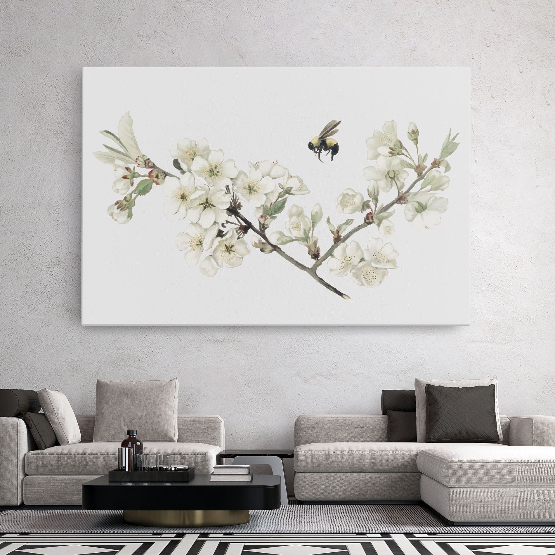 Bee Spring Flower mockup 2