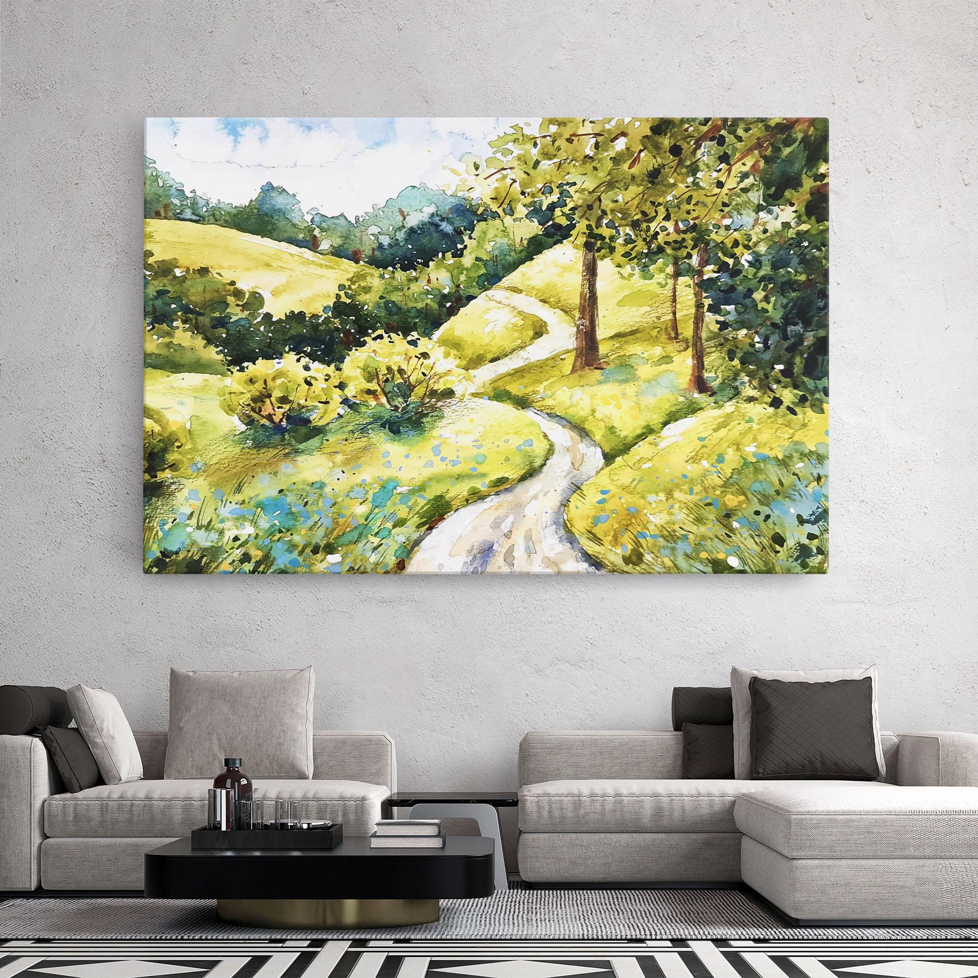 Leinwandbild Fresh Spring View mockup 2