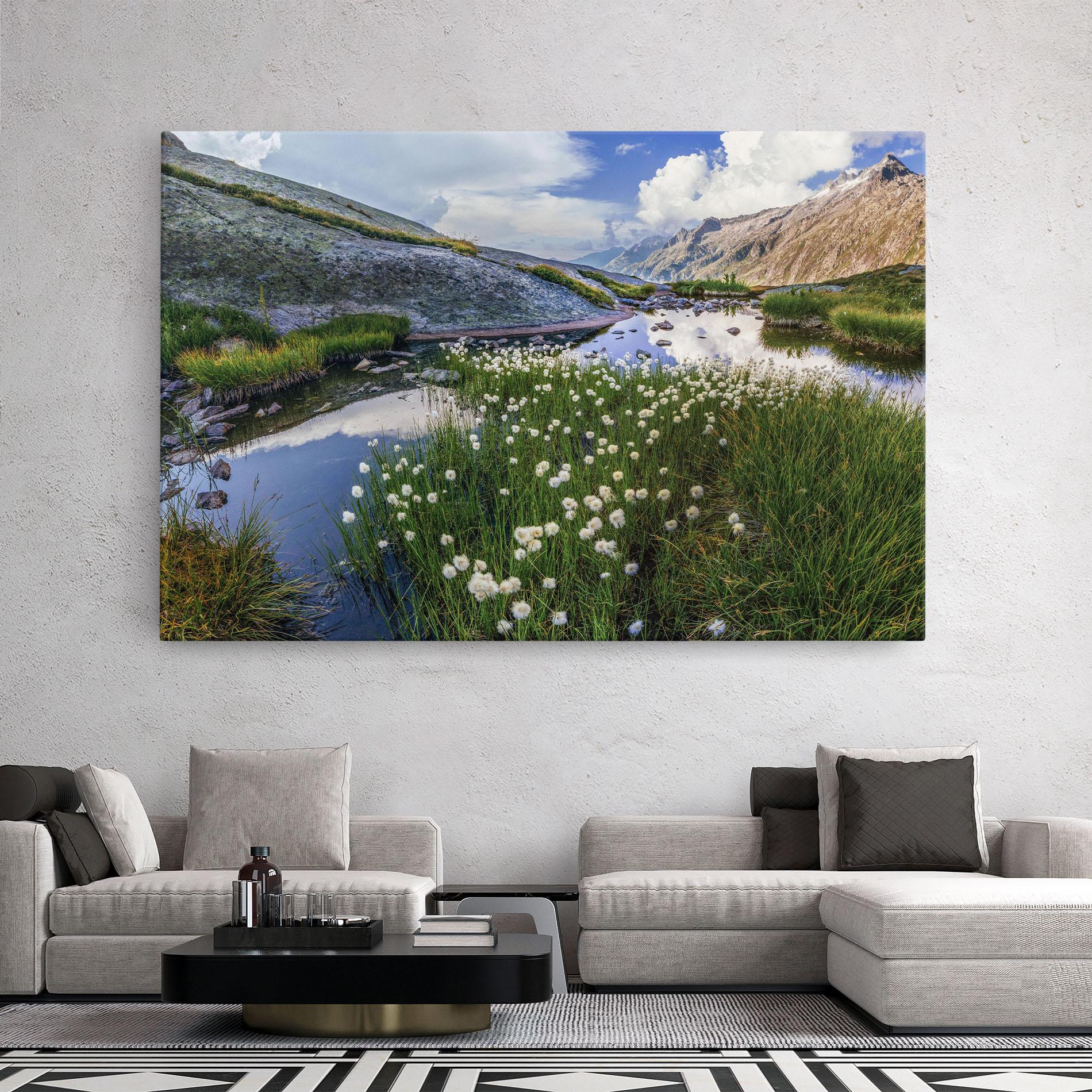 Leinwandbild Lake Spring View mockup 2