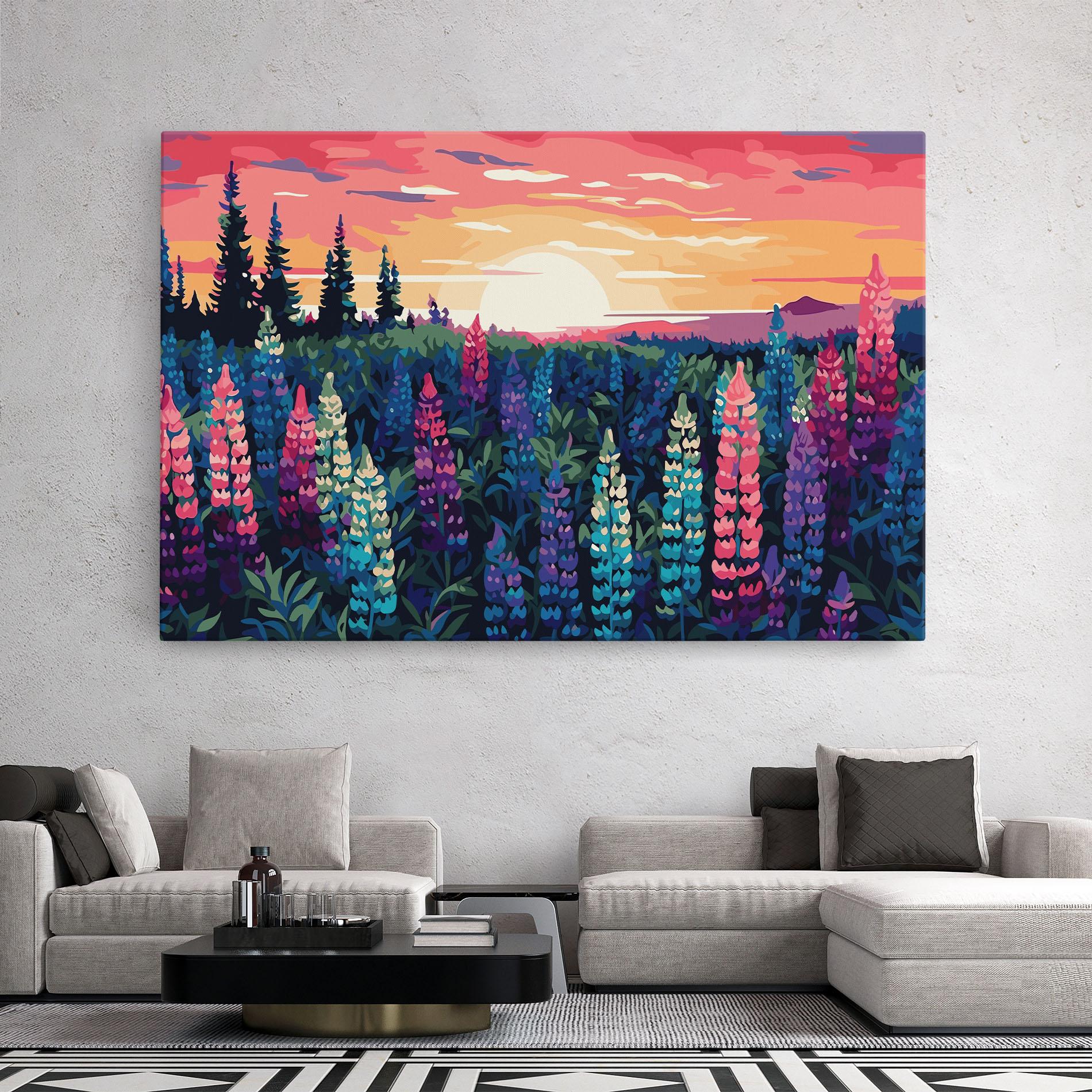 Leinwandbild Spring Sunset mockup 2