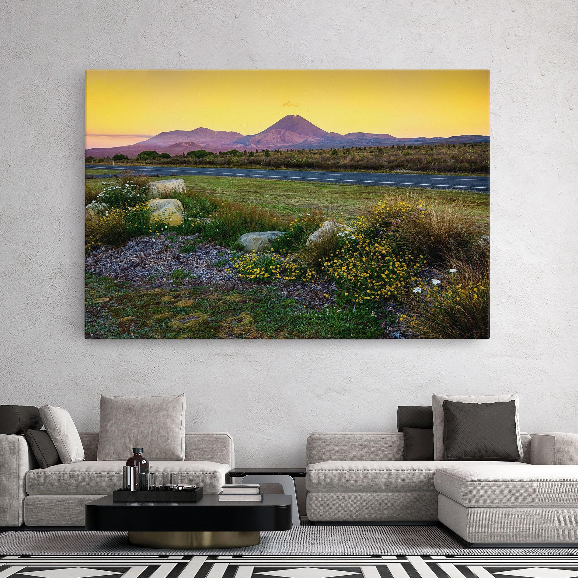 Leinwandbild Yellow Sky mockup 2