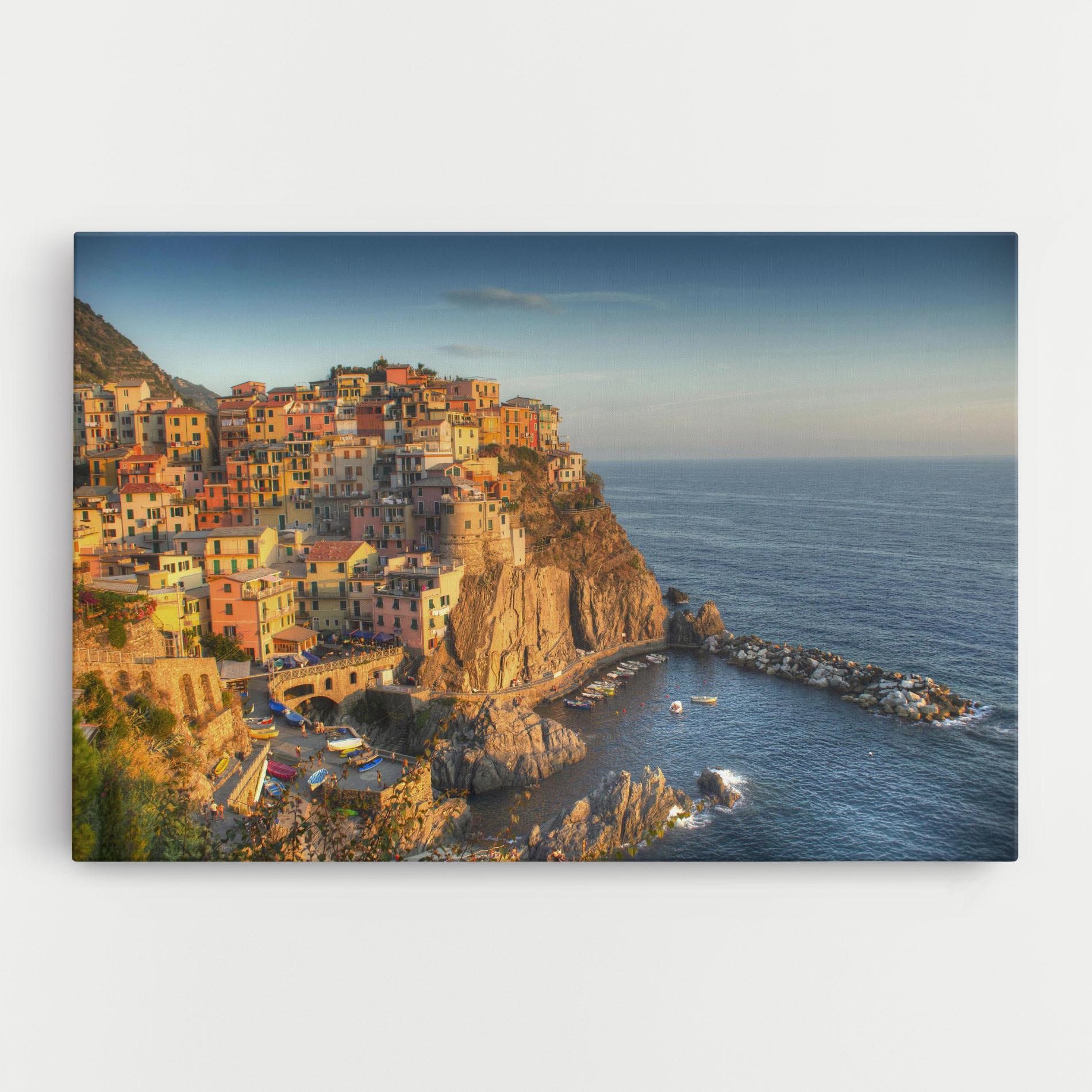 Leinwandbild Cinque Terrre mockup 0