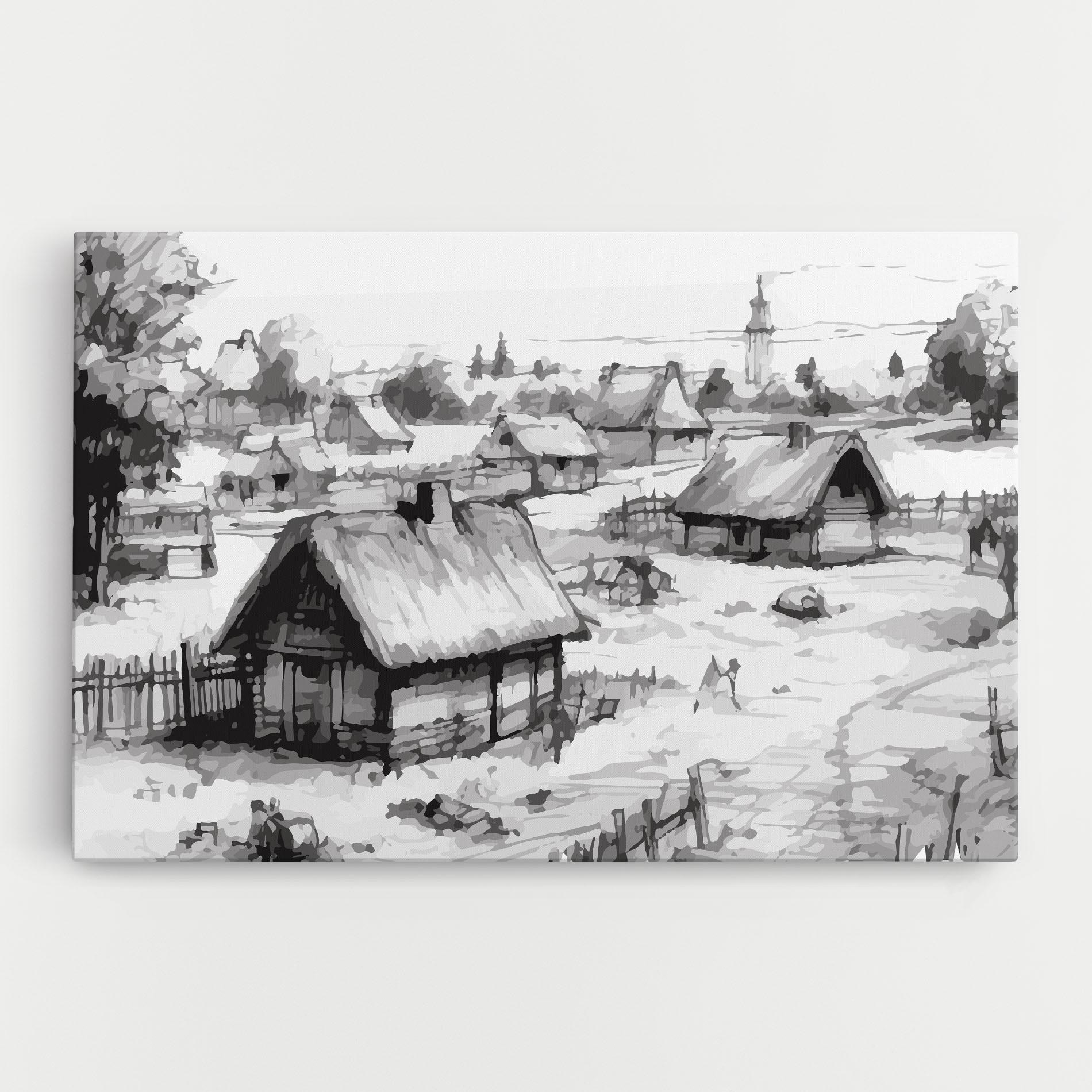 Leinwandbild Farm Grey Ink mockup 0