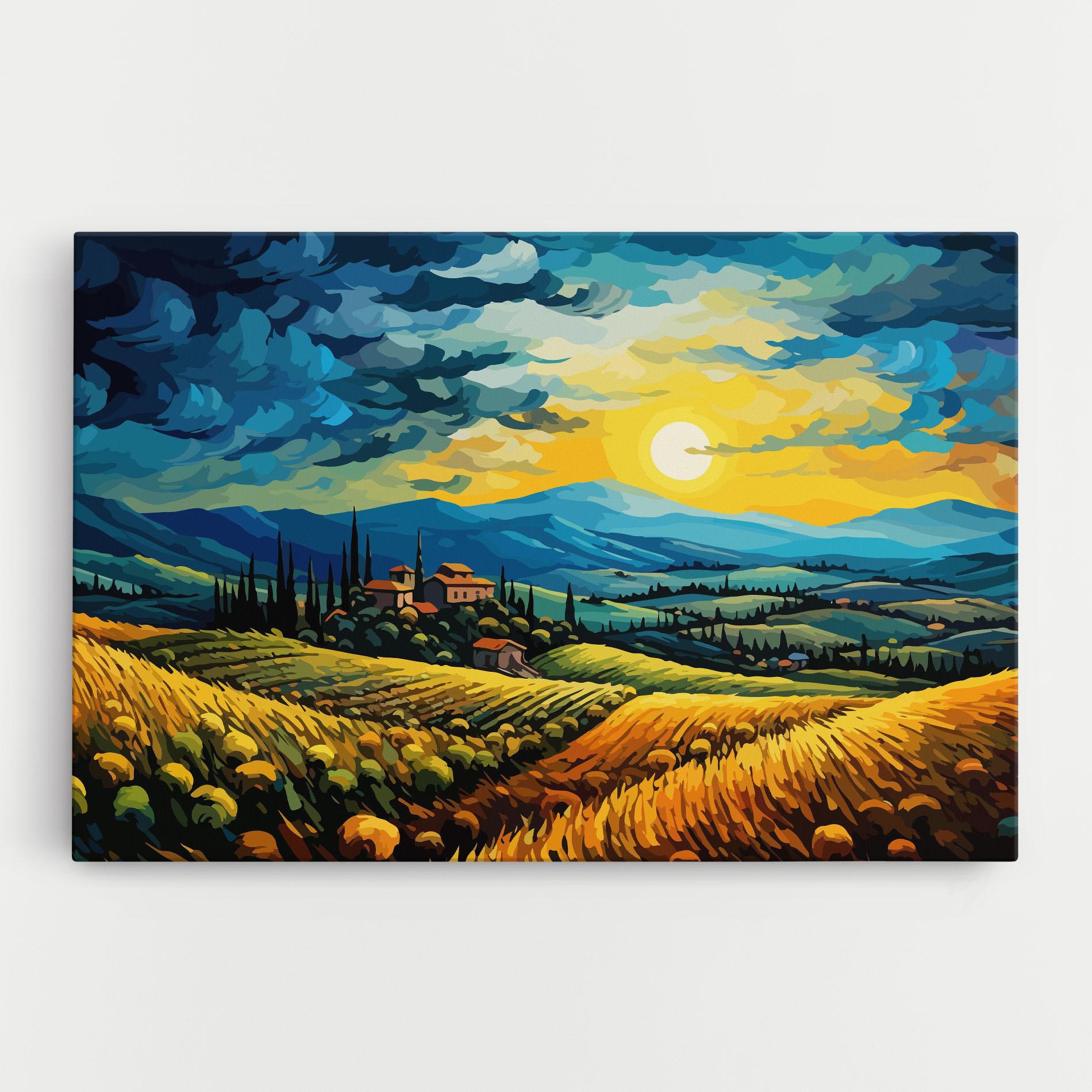 Leinwandbild Rural Fantasy View mockup 0