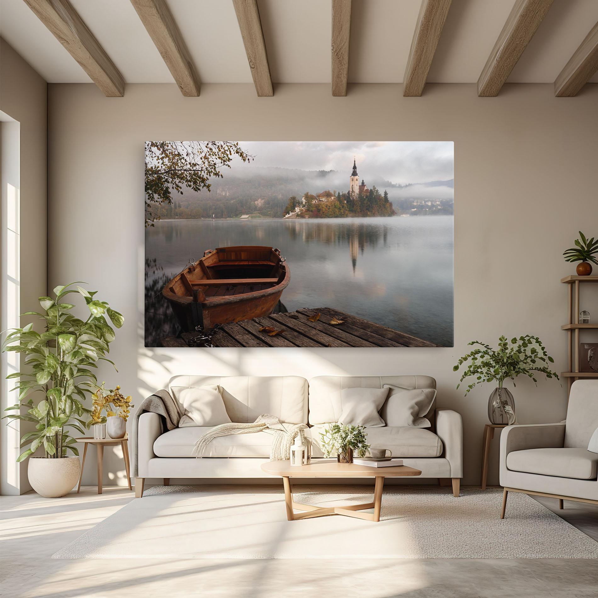 Leinwandbild Lake Church mockup 6