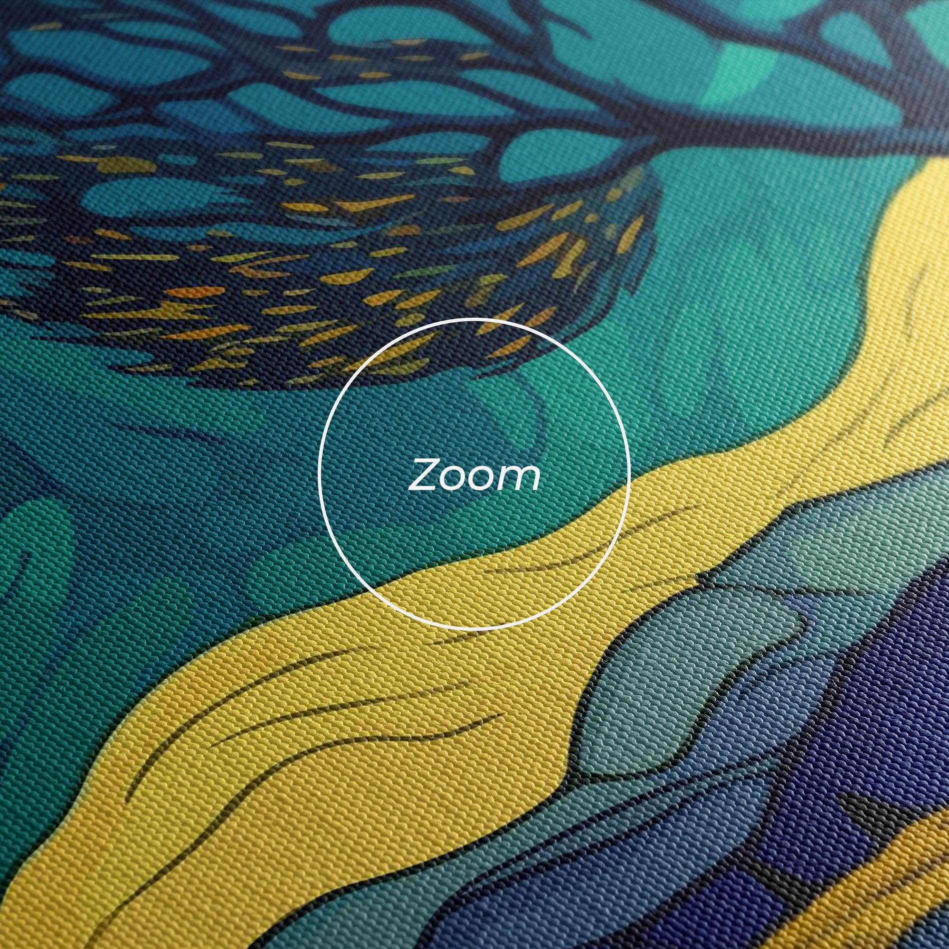 Leinwandbild Abstract Rural Art mockup 3