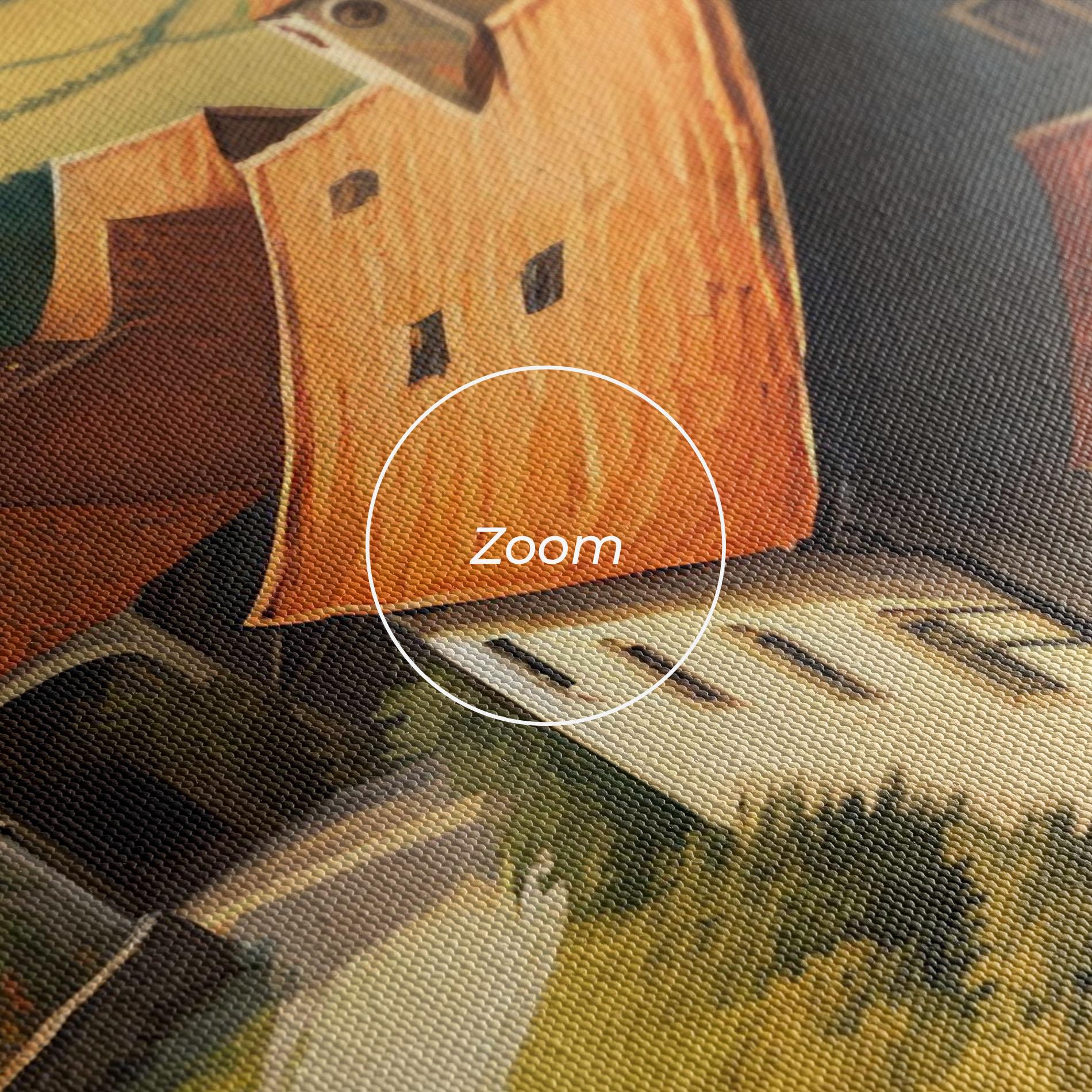 Leinwandbild Countryside Village mockup 3