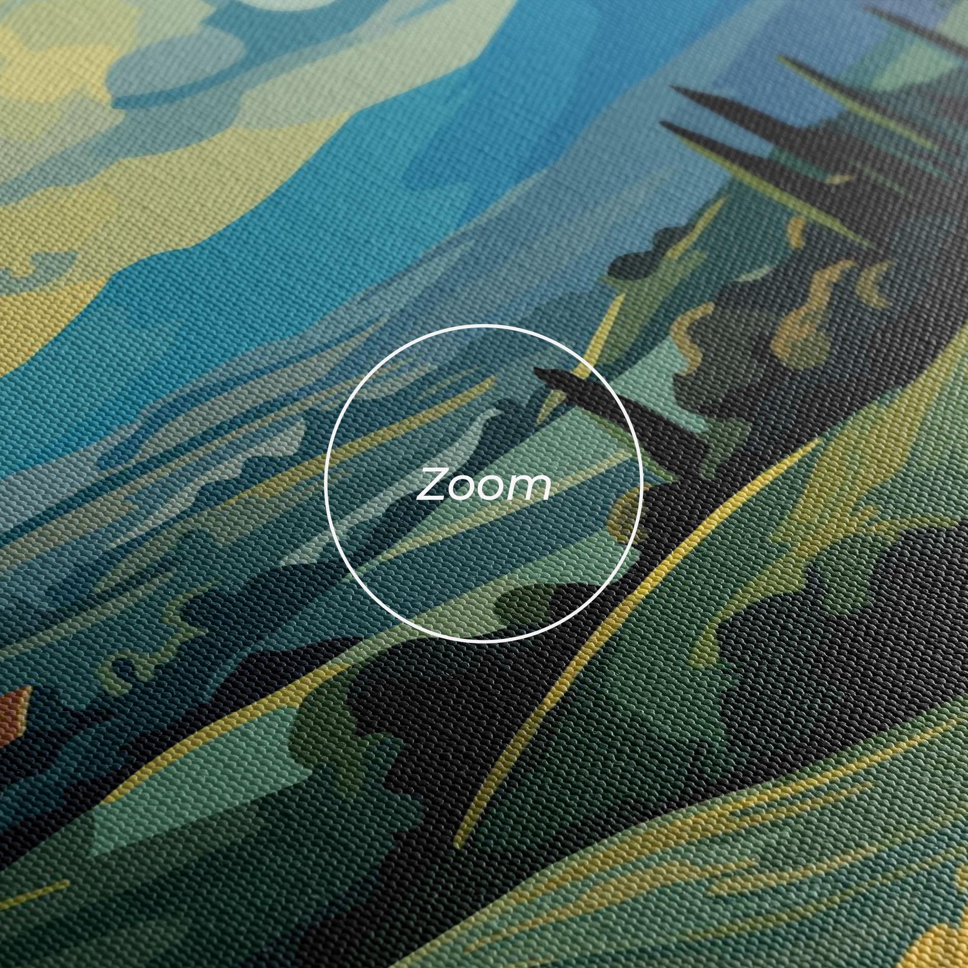 Leinwandbild Fantasy Blue View mockup 3