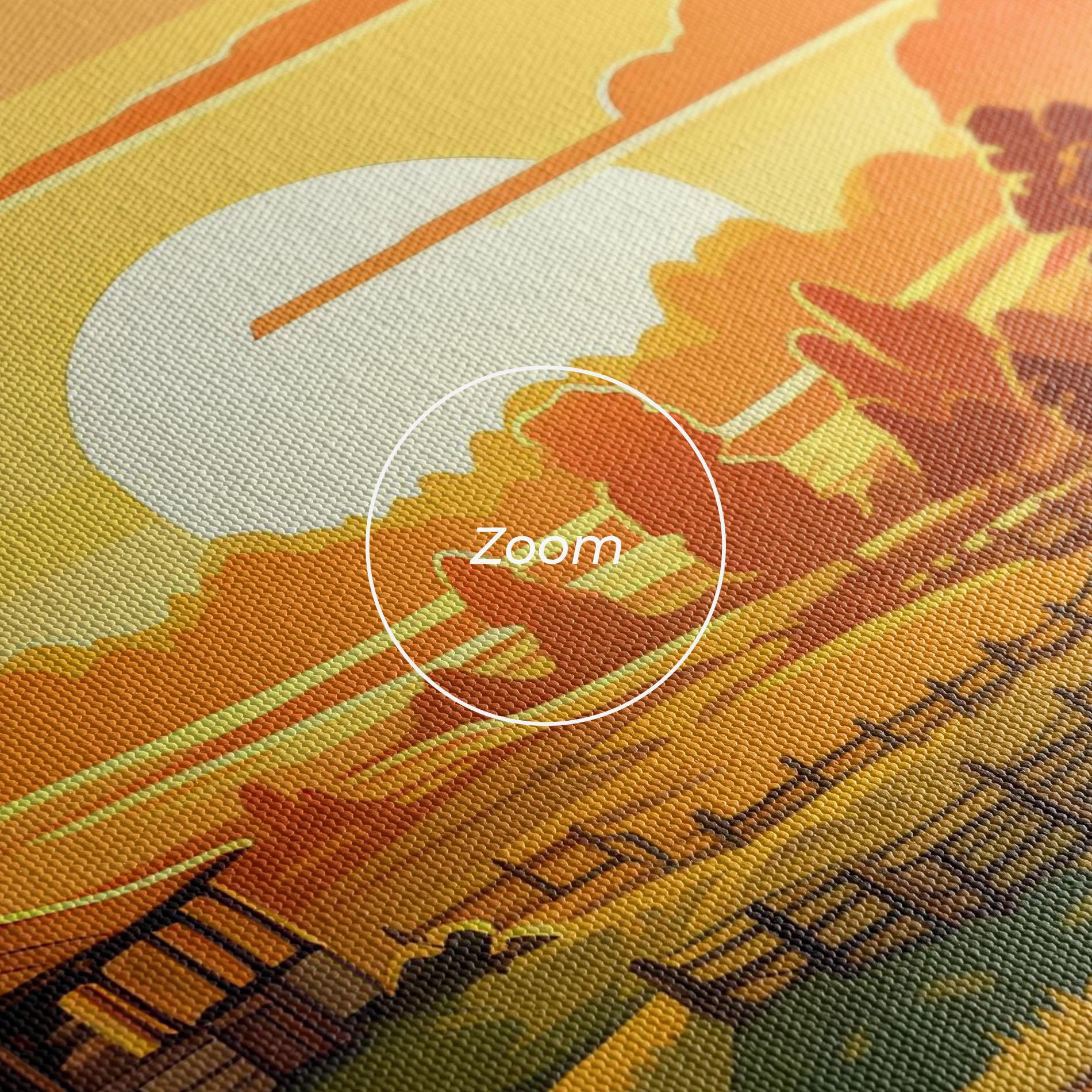 Leinwandbild Farmhouse Sunlight mockup 3