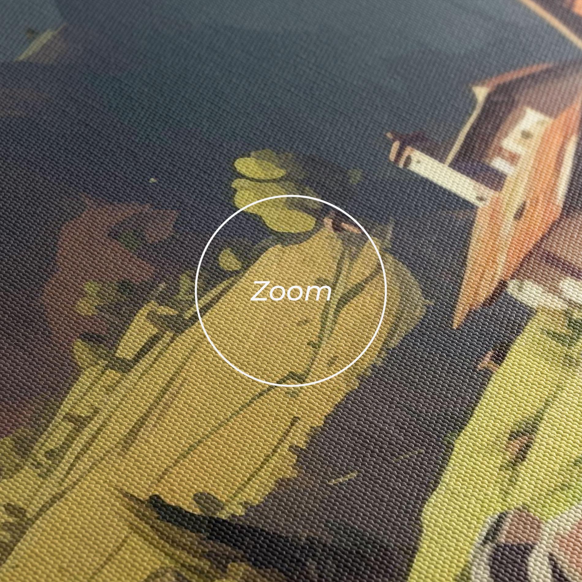 Leinwandbild Grassy Mountain View mockup 3