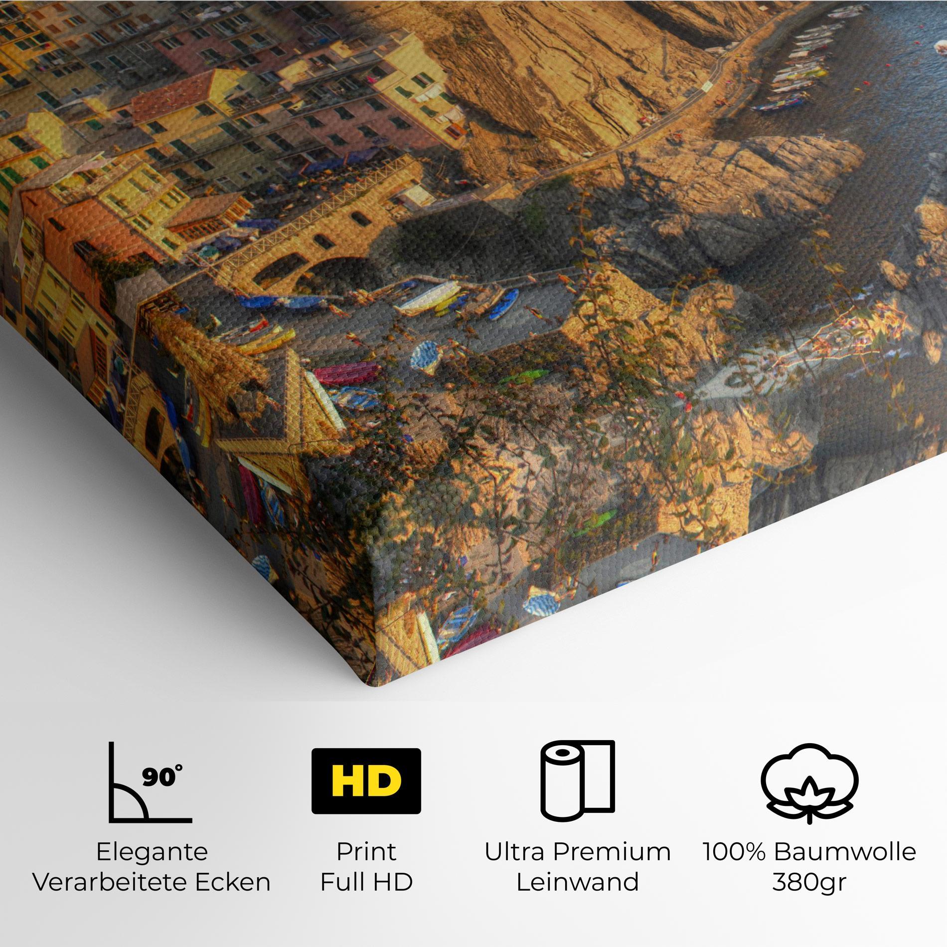 Leinwandbild Cinque Terrre mockup 4