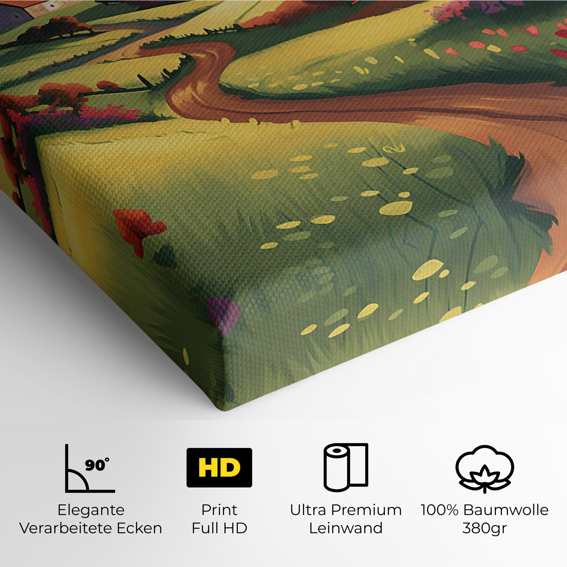 Leinwandbild Countryside Charm mockup 4