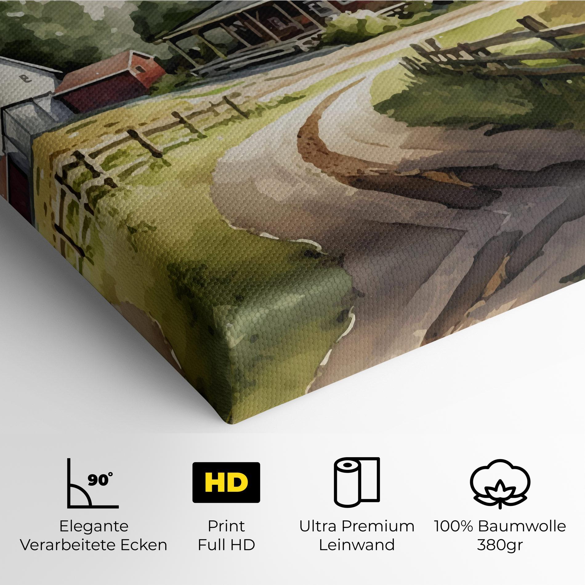 Leinwandbild Farmhouse Painting mockup 4