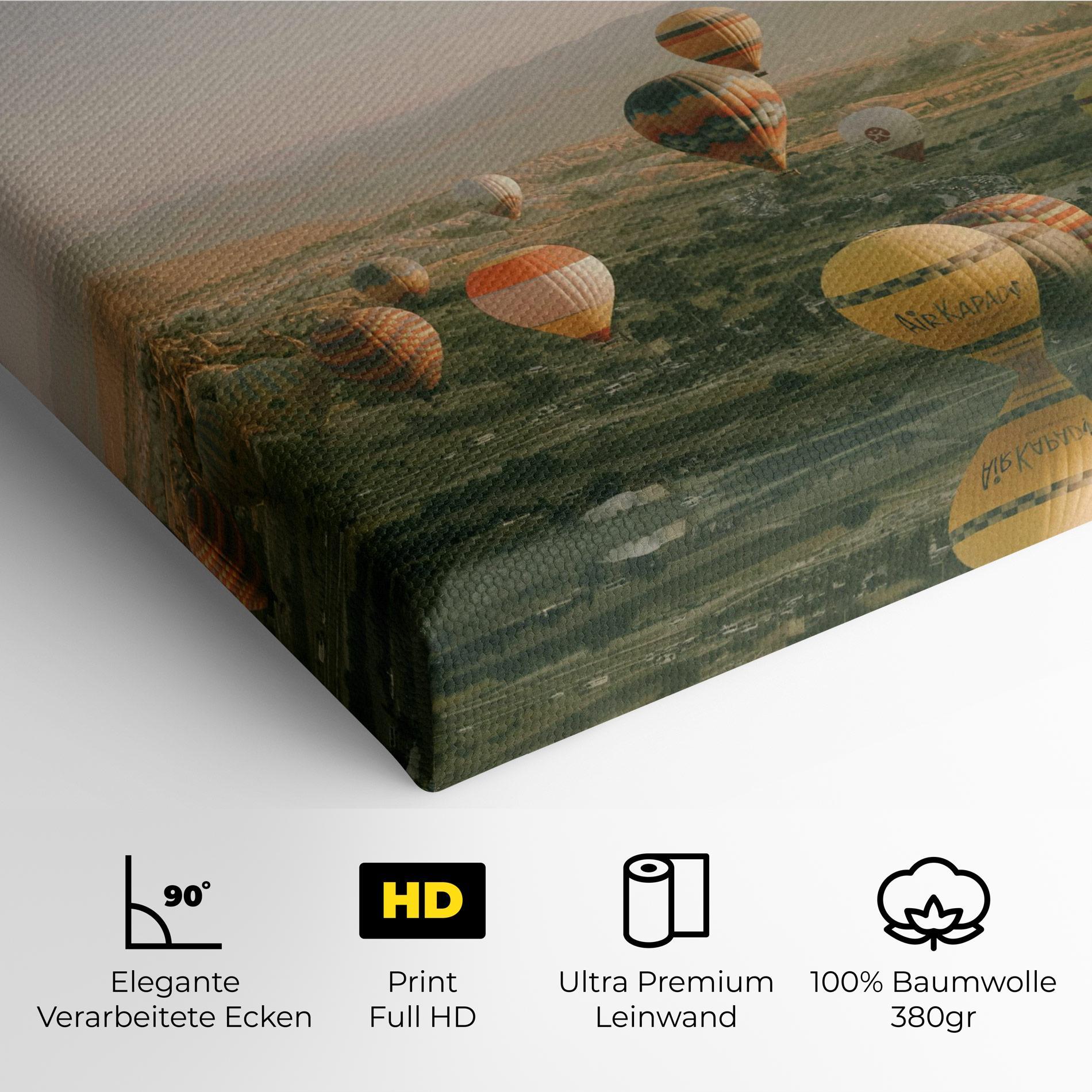 Leinwandbild Hot Ballons mockup 4