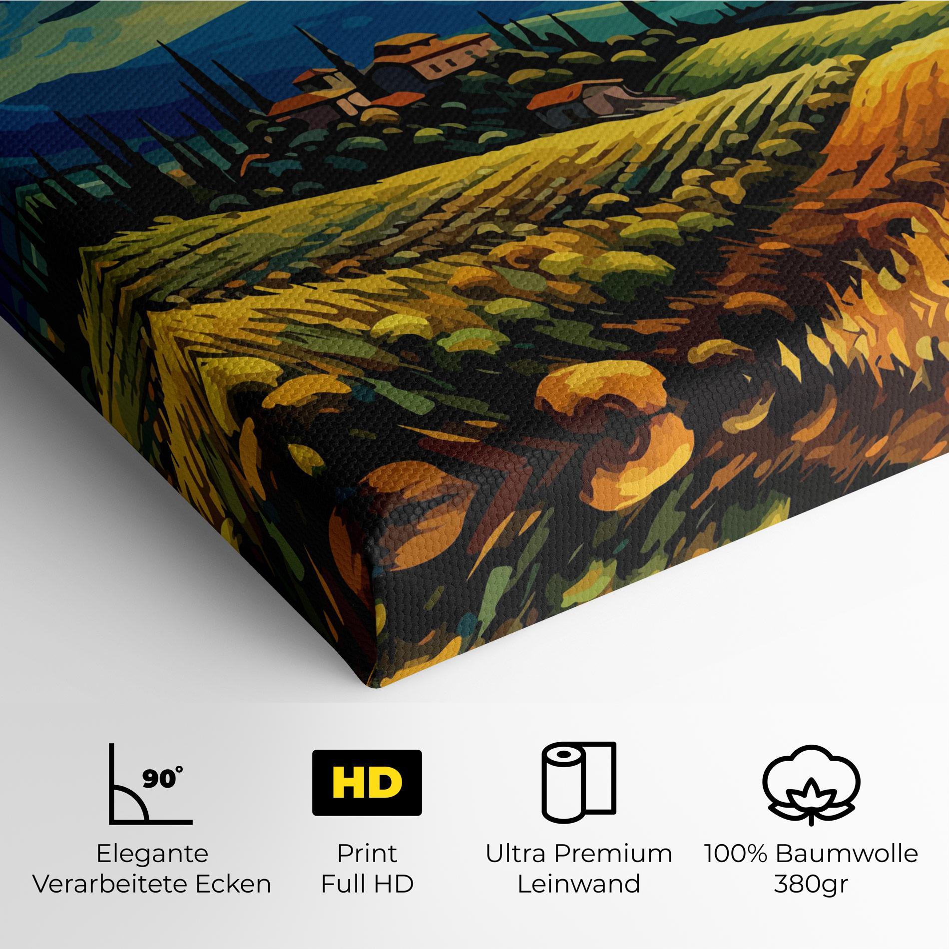 Leinwandbild Rural Fantasy View mockup 4