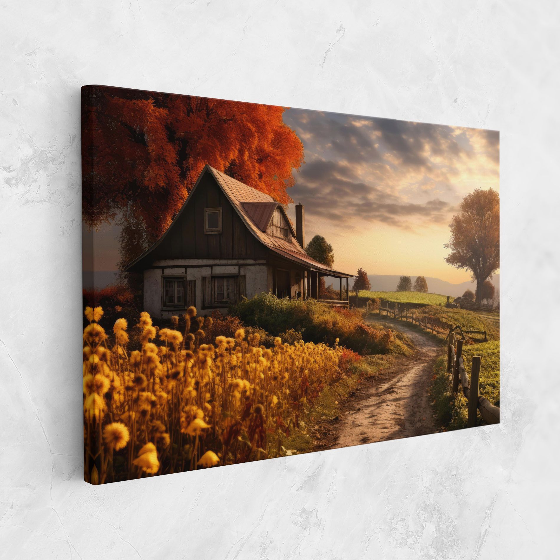 Autumn Farm House mockup 1
