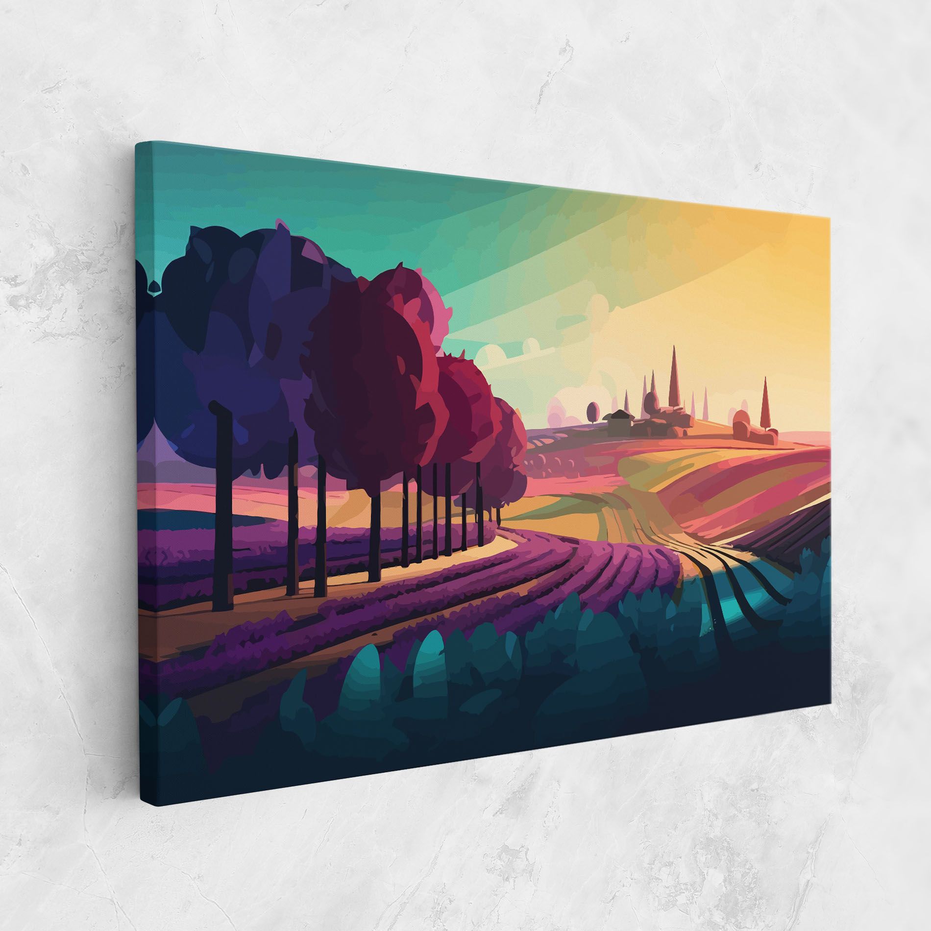 Beautiful Rural View mockup 1