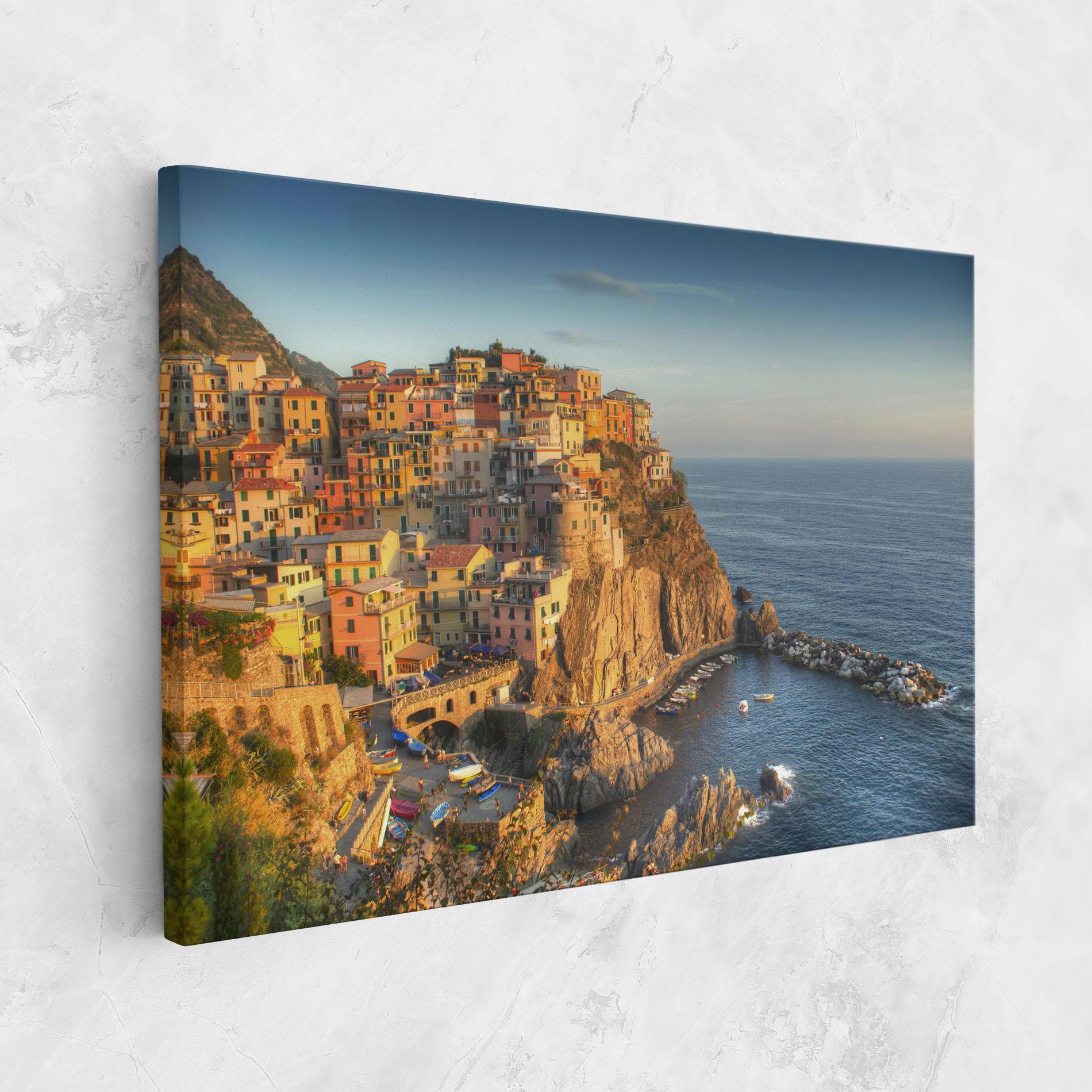 Leinwandbild Cinque Terrre mockup 1
