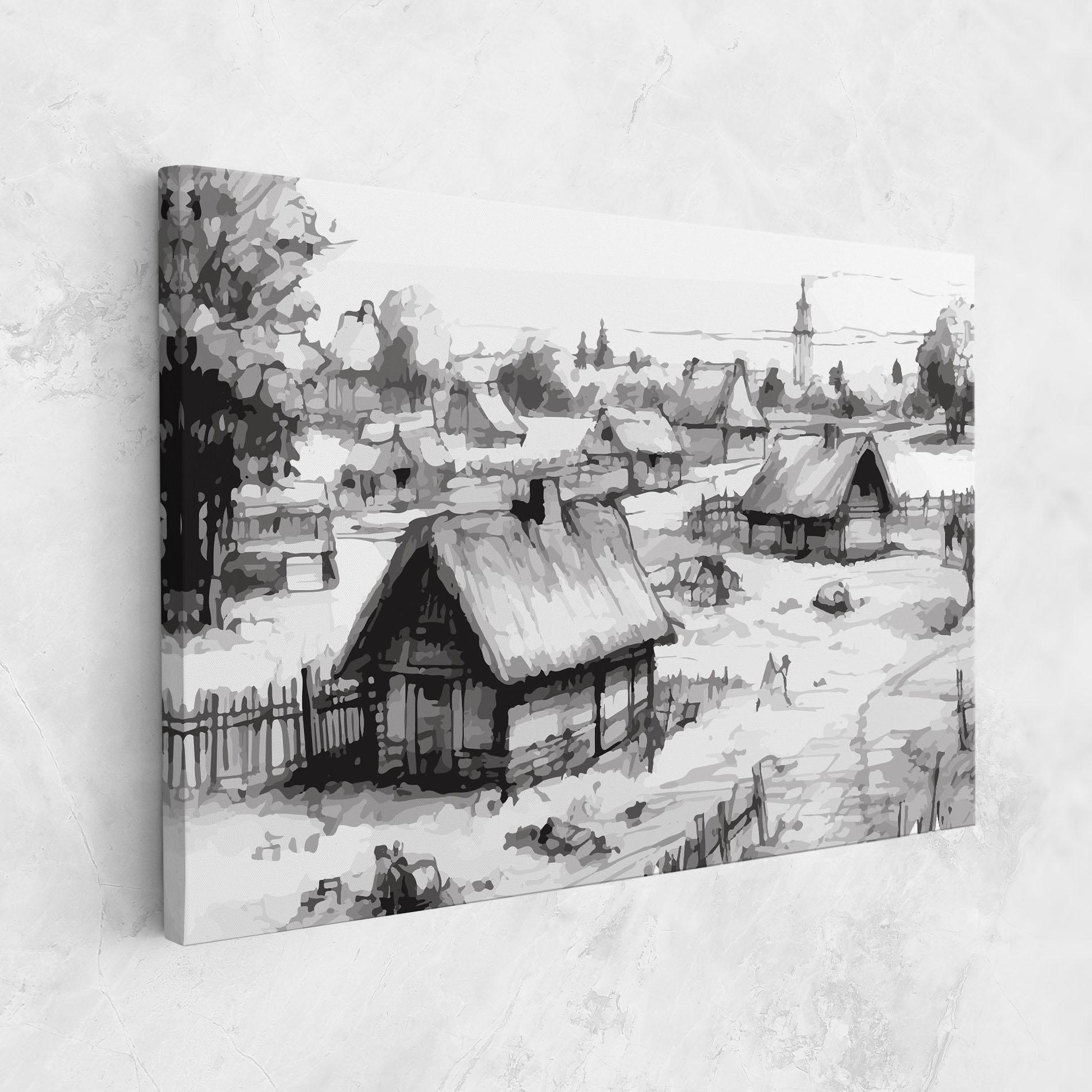 Leinwandbild Farm Grey Ink mockup 1
