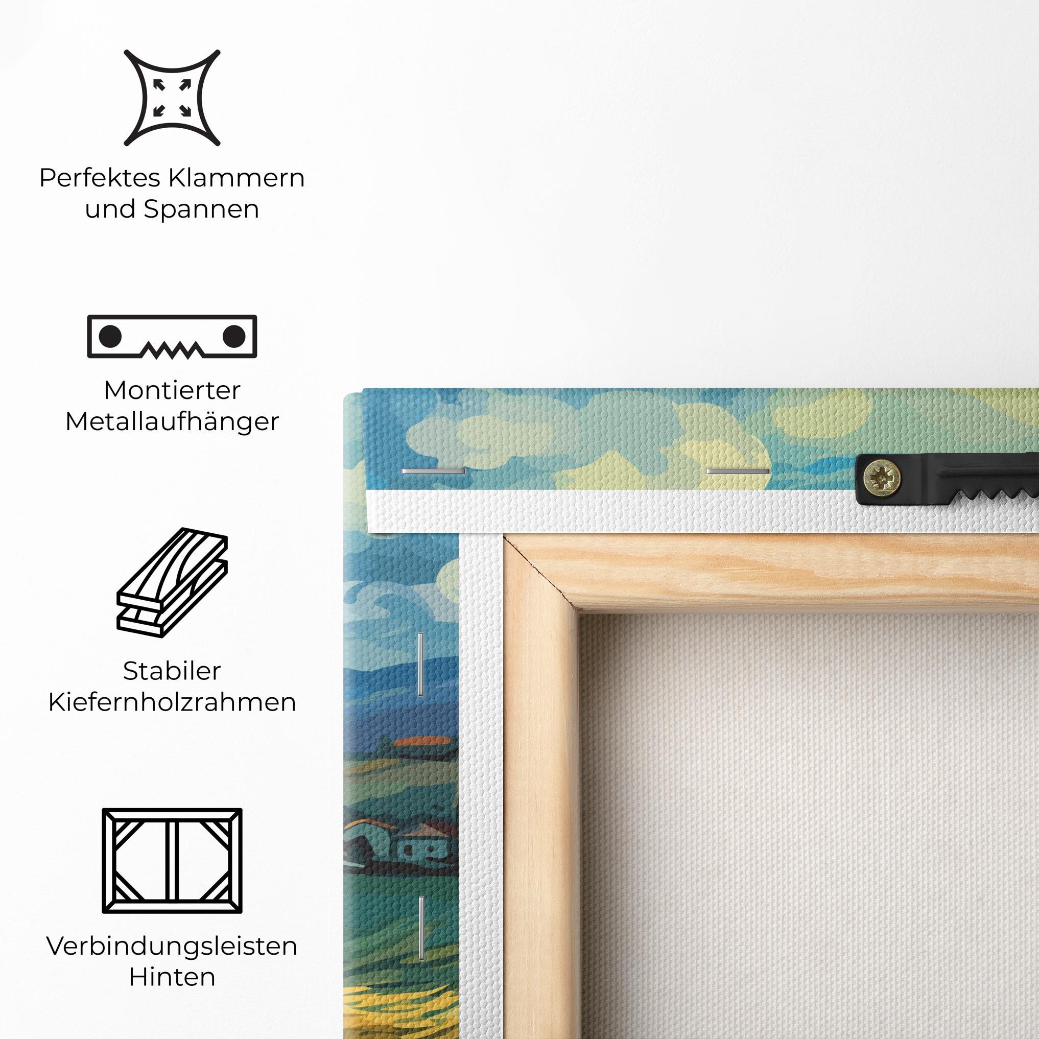 Leinwandbild Fantasy Blue View mockup 5