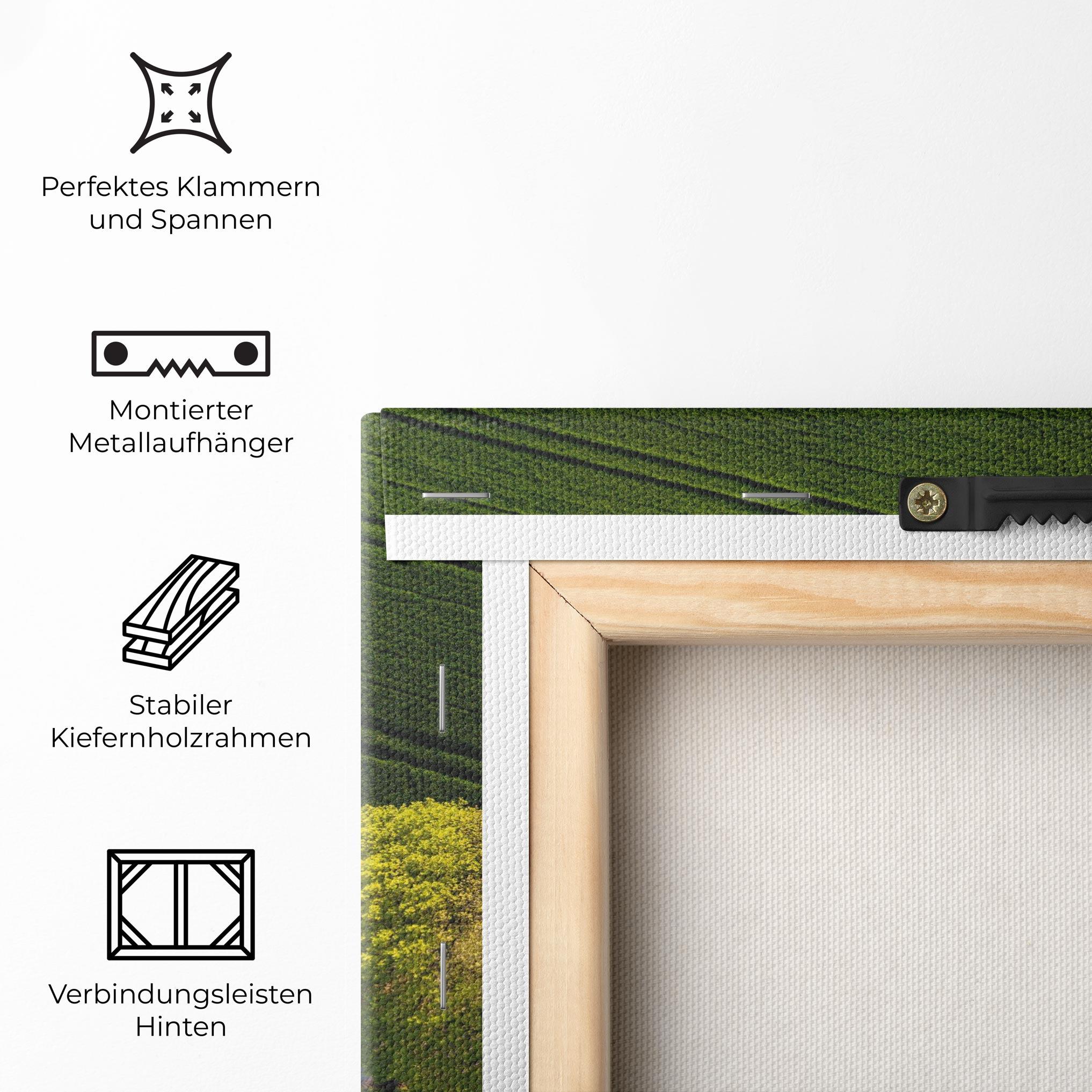 Leinwandbild Green Road mockup 5