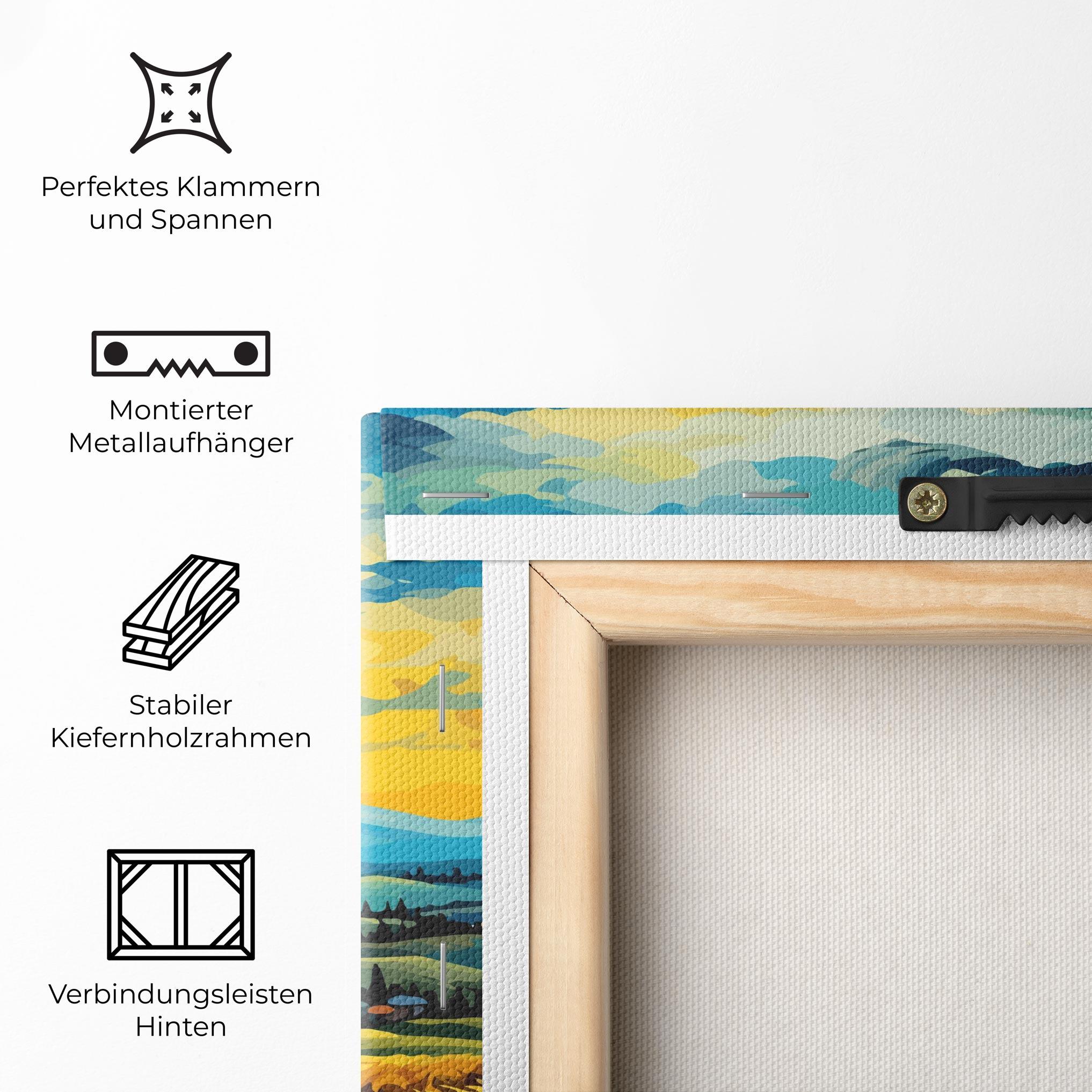 Leinwandbild Rural Fantasy View mockup 5