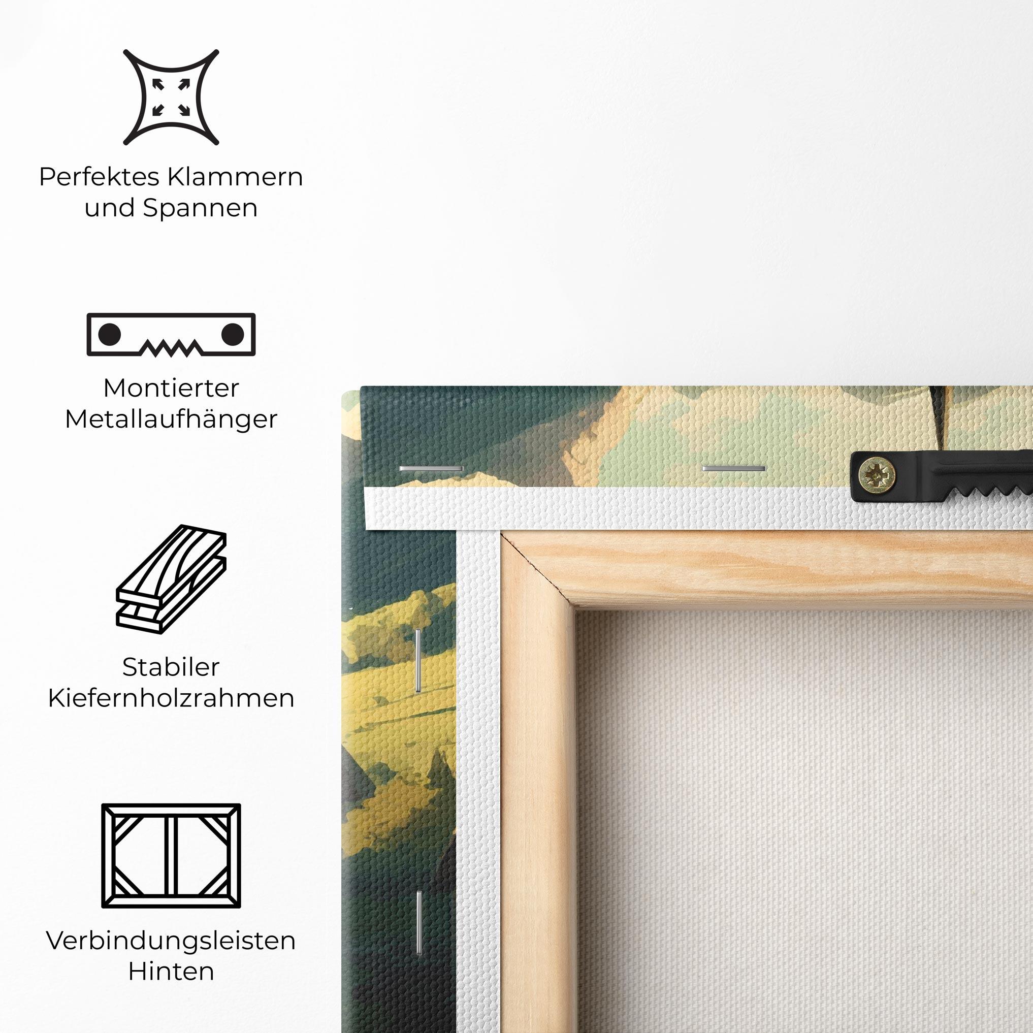 Leinwandbild Village Dreamy View mockup 5