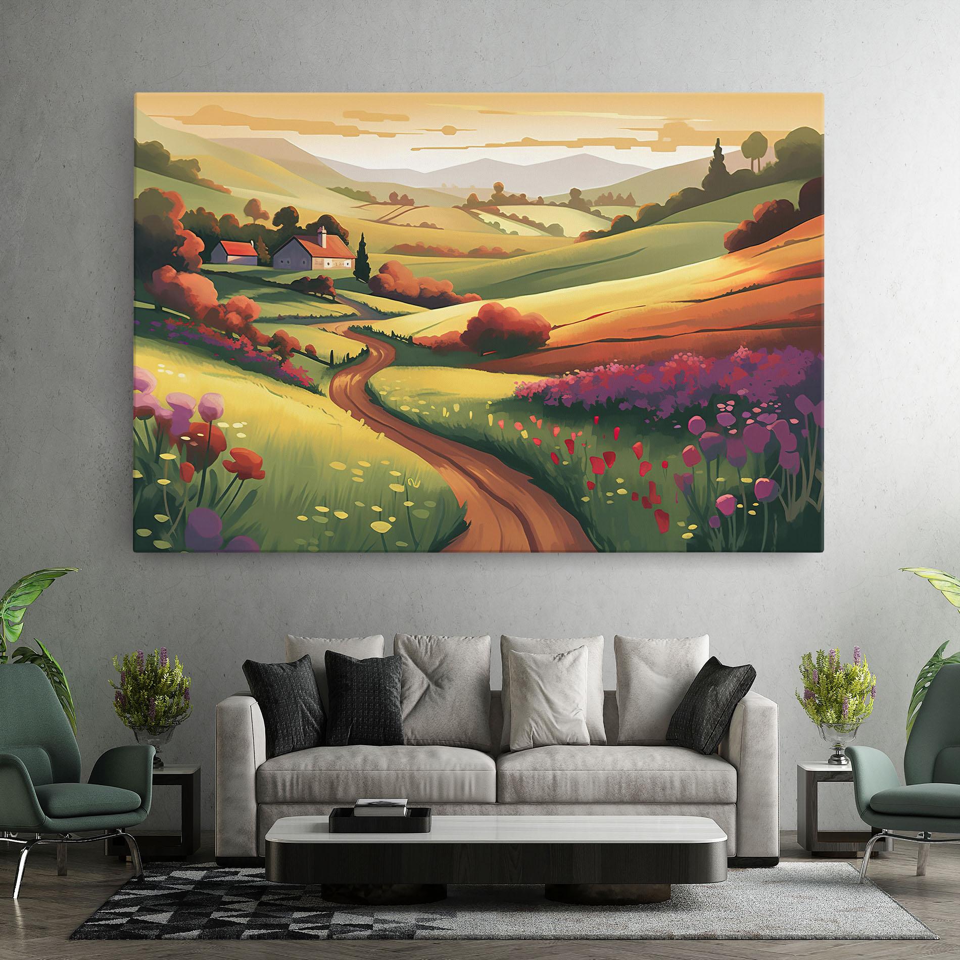 Leinwandbild Countryside Charm mockup 7