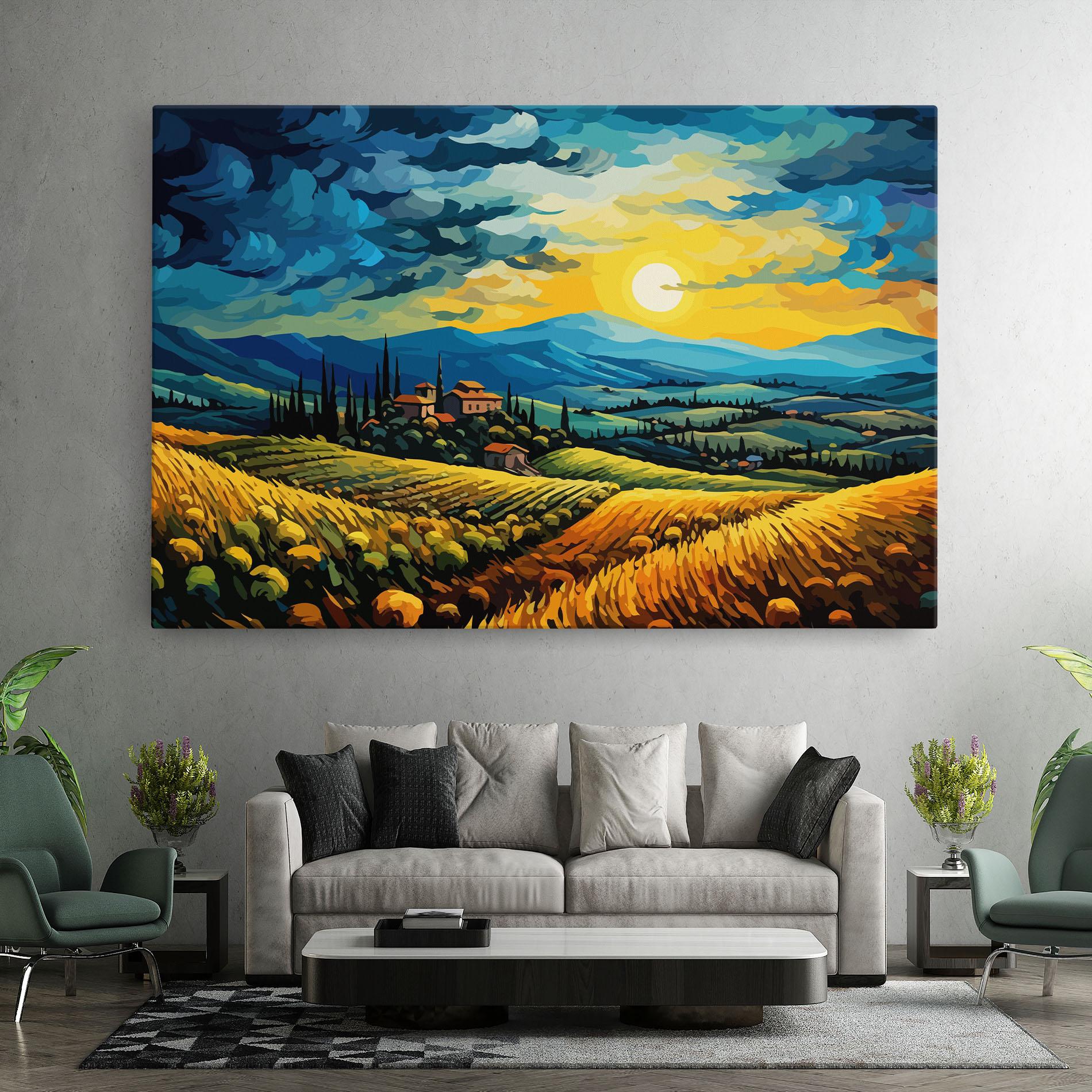 Leinwandbild Rural Fantasy View mockup 7