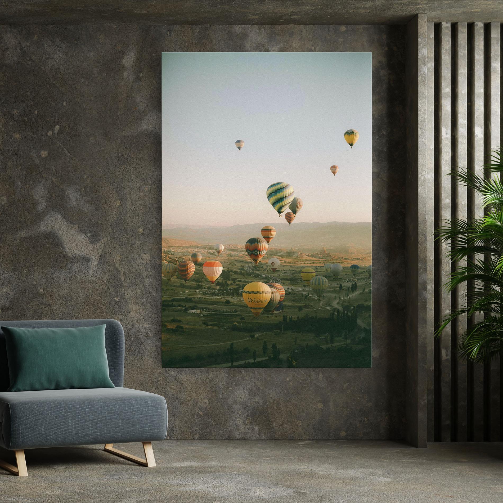 Leinwandbild Hot Ballons mockup 7