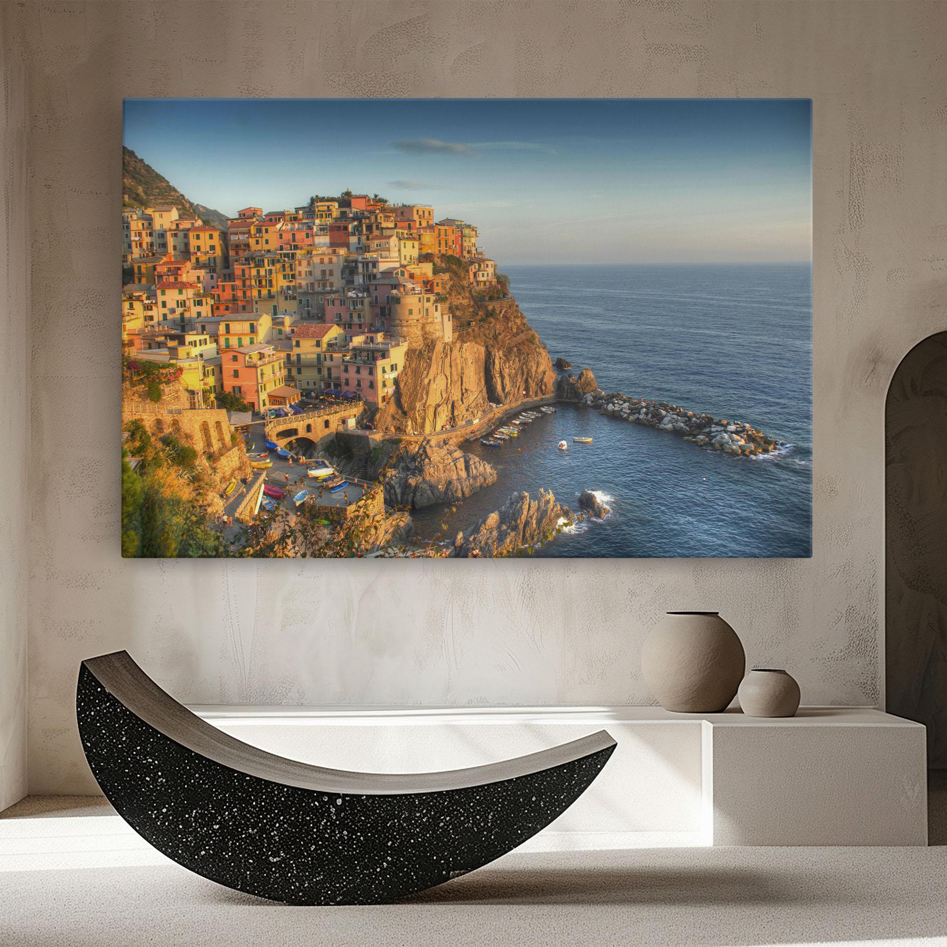 Leinwandbild Cinque Terrre mockup 8