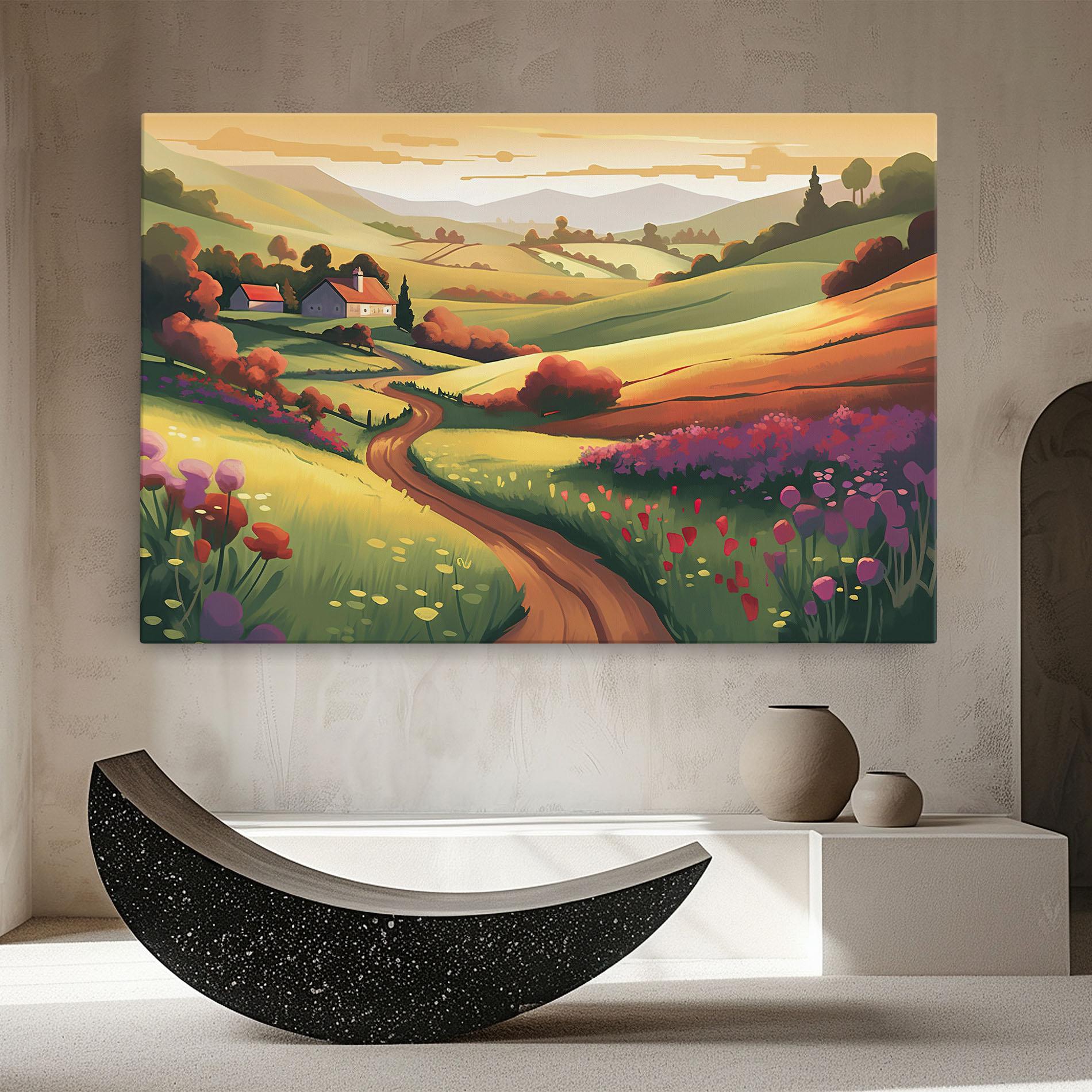 Leinwandbild Countryside Charm mockup 8