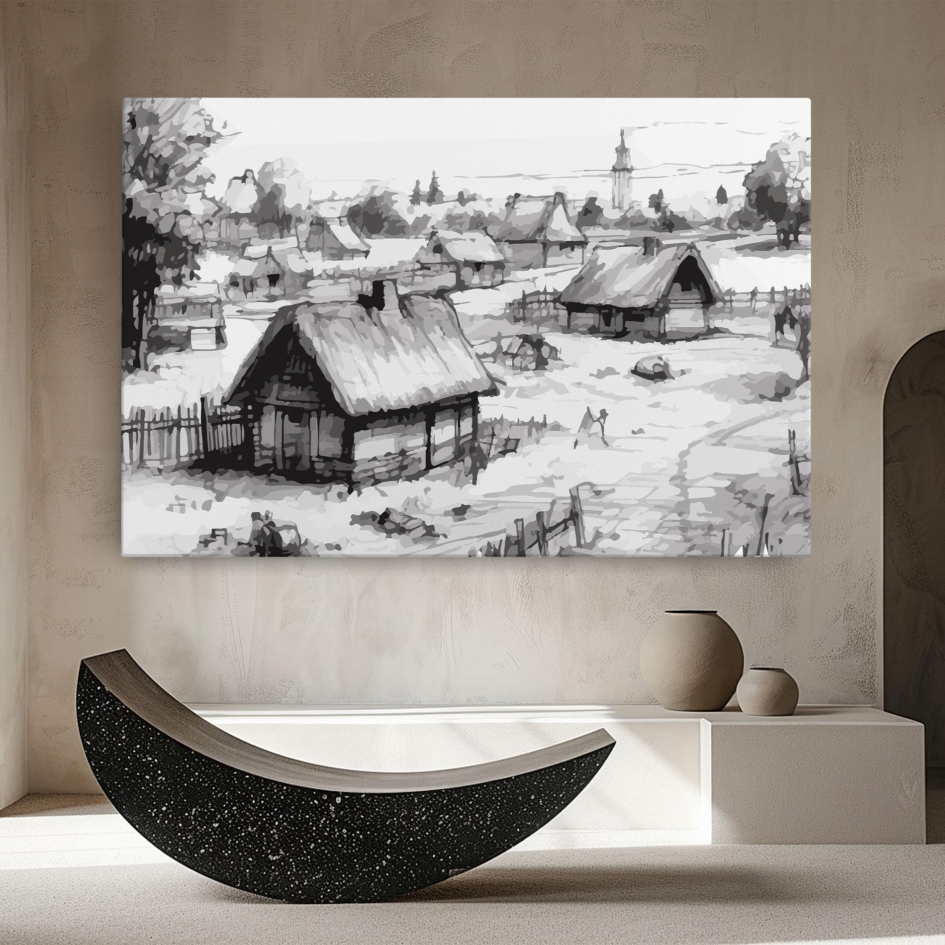 Leinwandbild Farm Grey Ink mockup 8