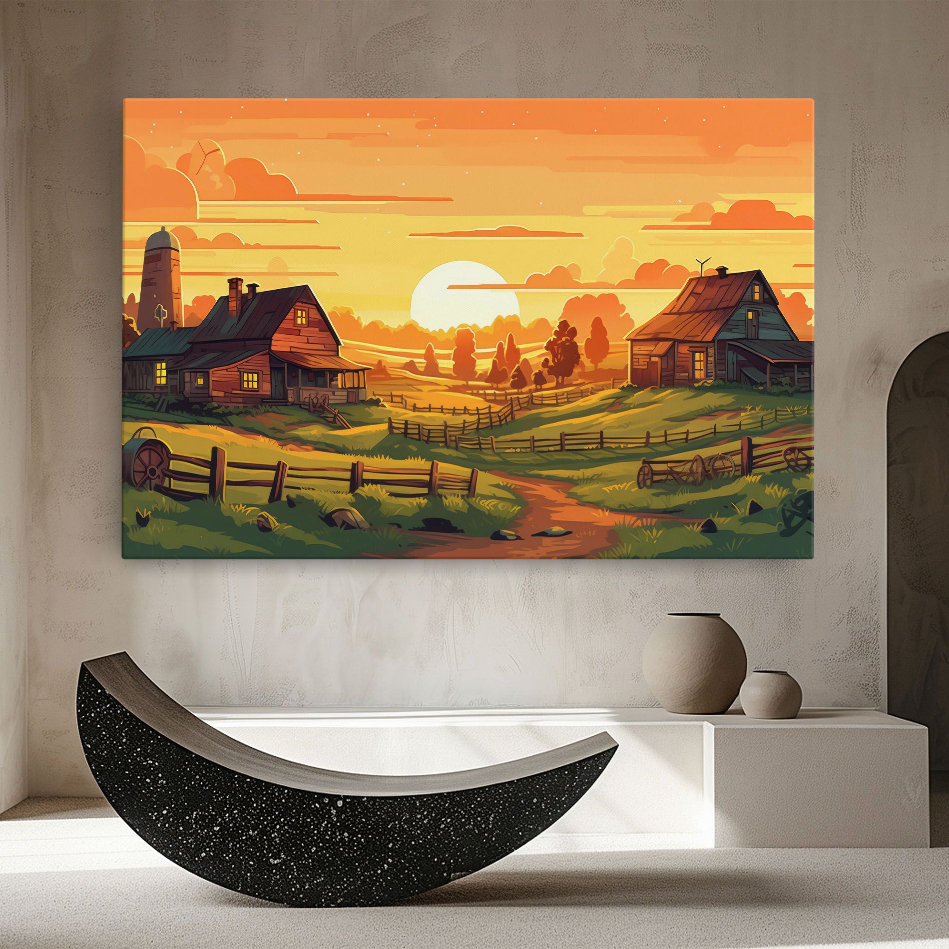 Farmhouse Sunlight mockup 8