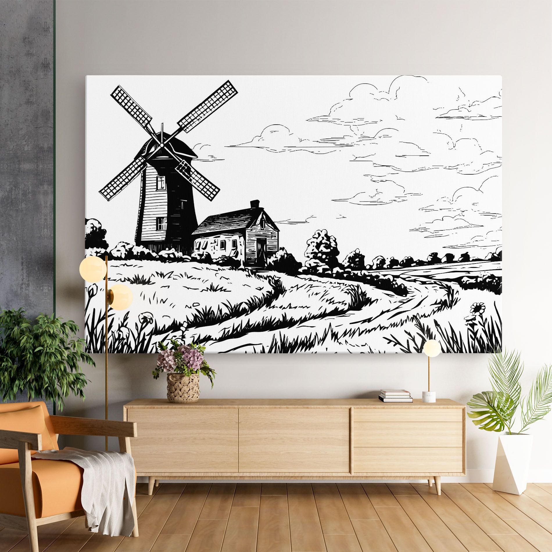Black Line Wheat mockup 9