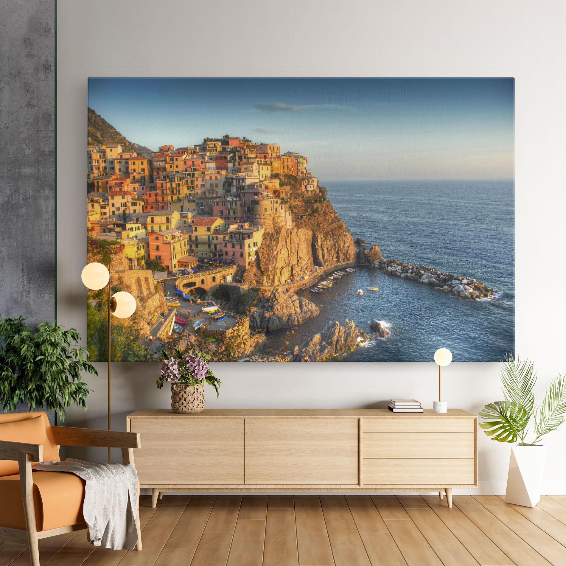 Leinwandbild Cinque Terrre mockup 9