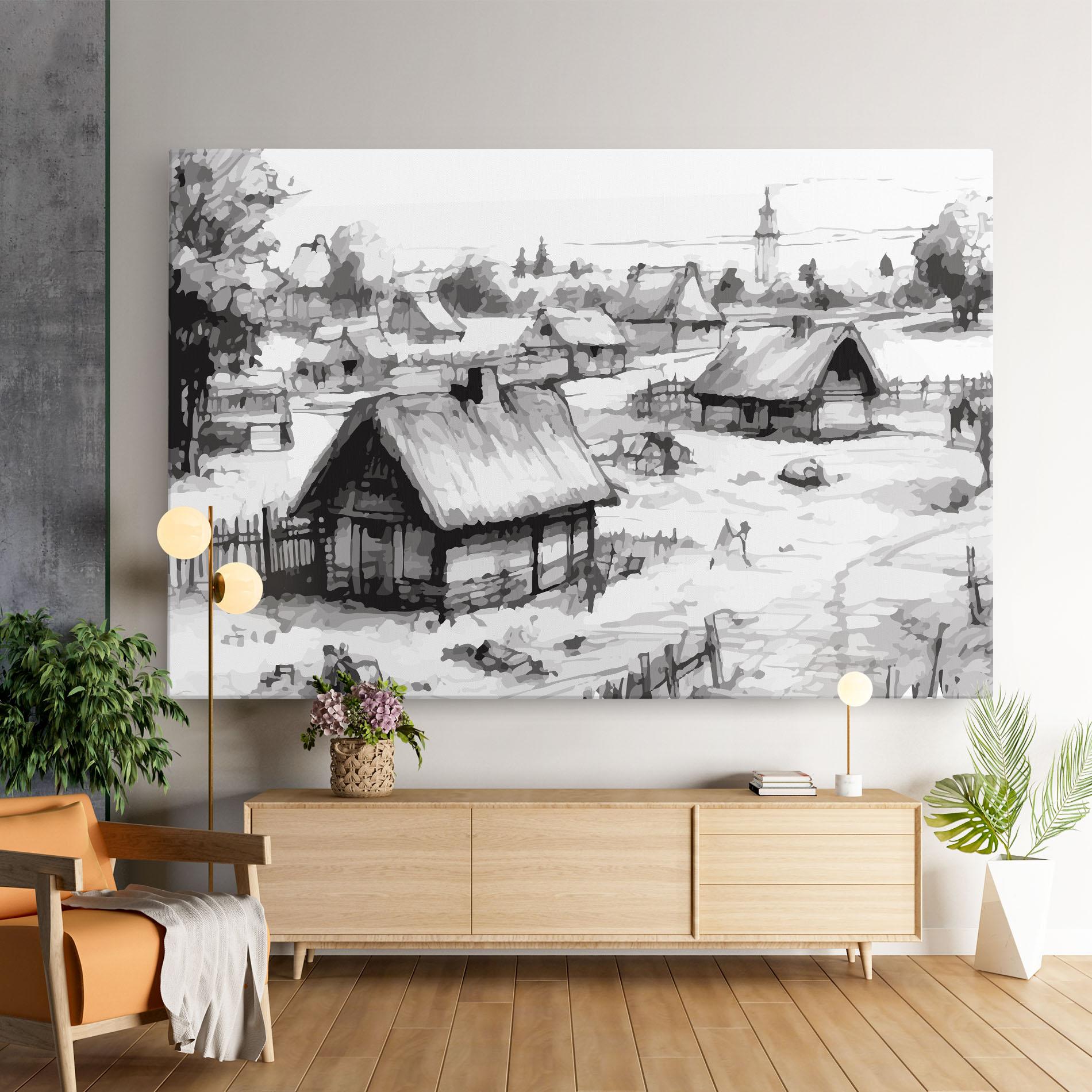 Leinwandbild Farm Grey Ink mockup 9