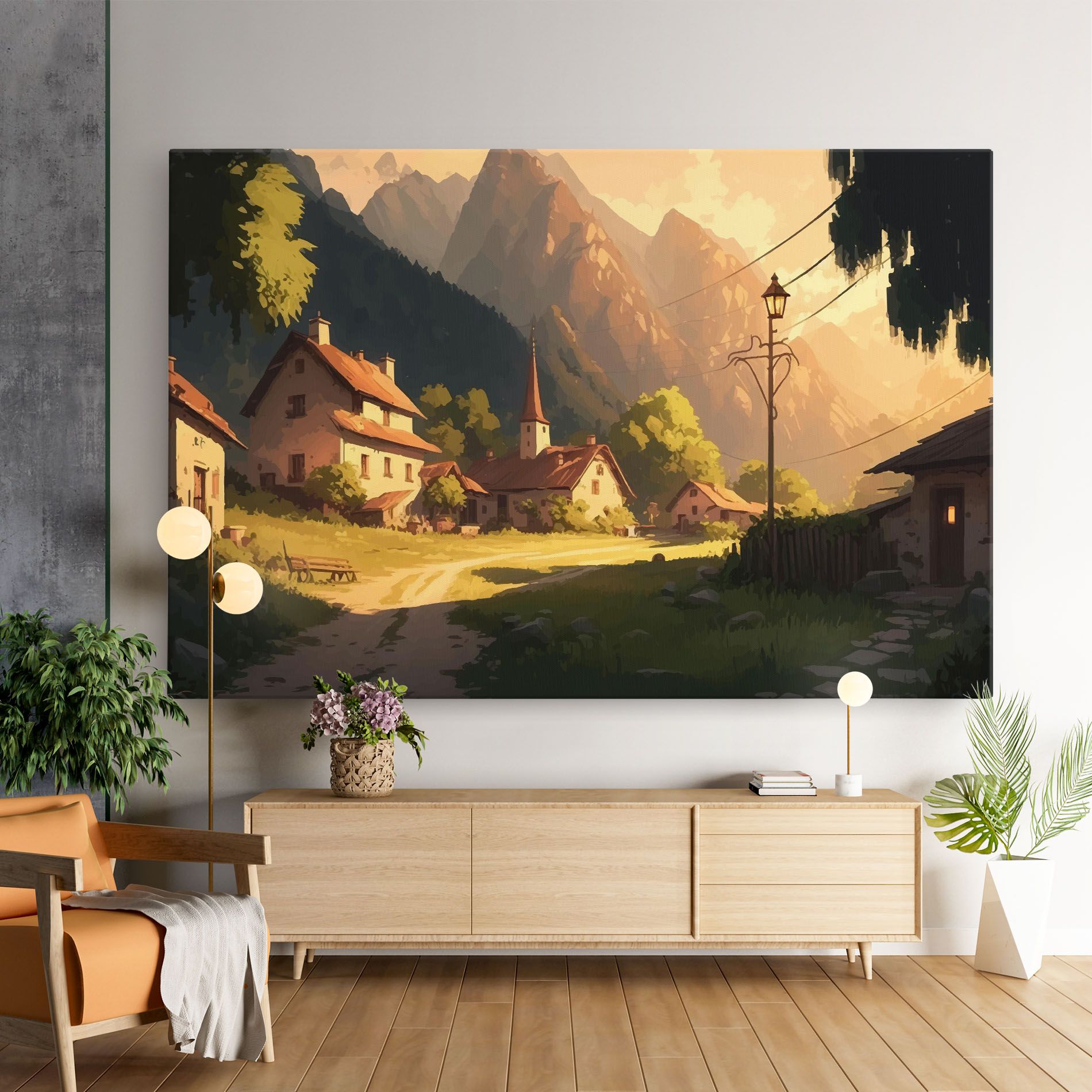 Grassy Village View mockup 9