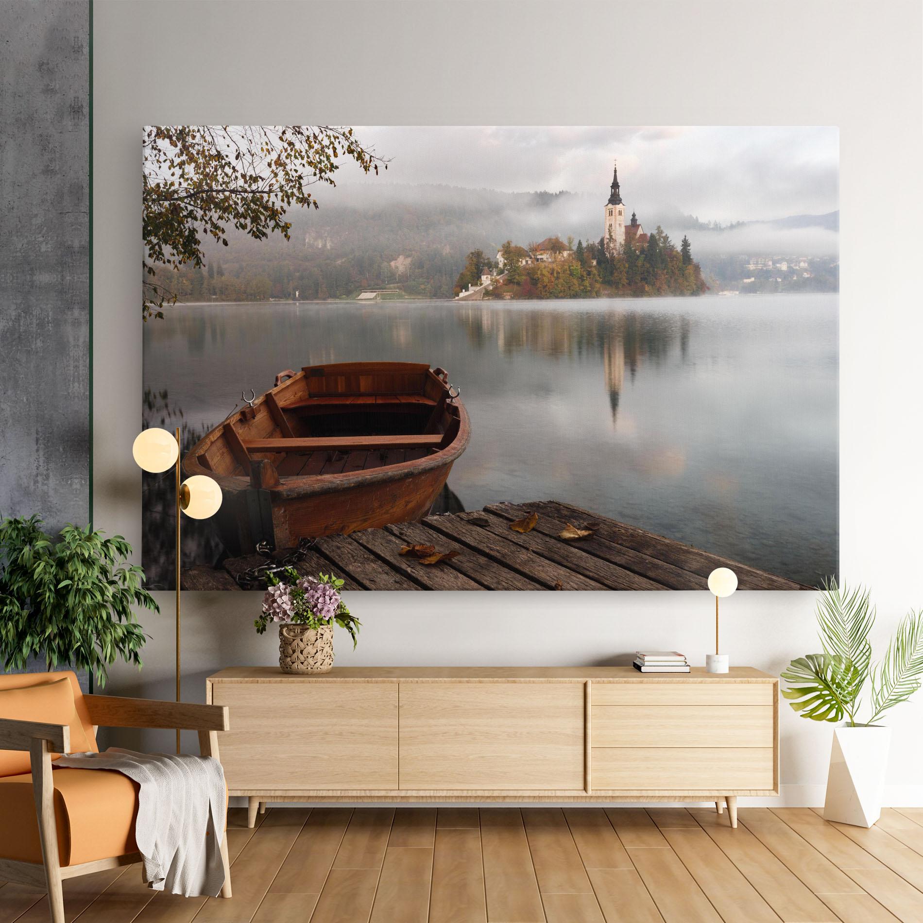 Leinwandbild Lake Church mockup 9