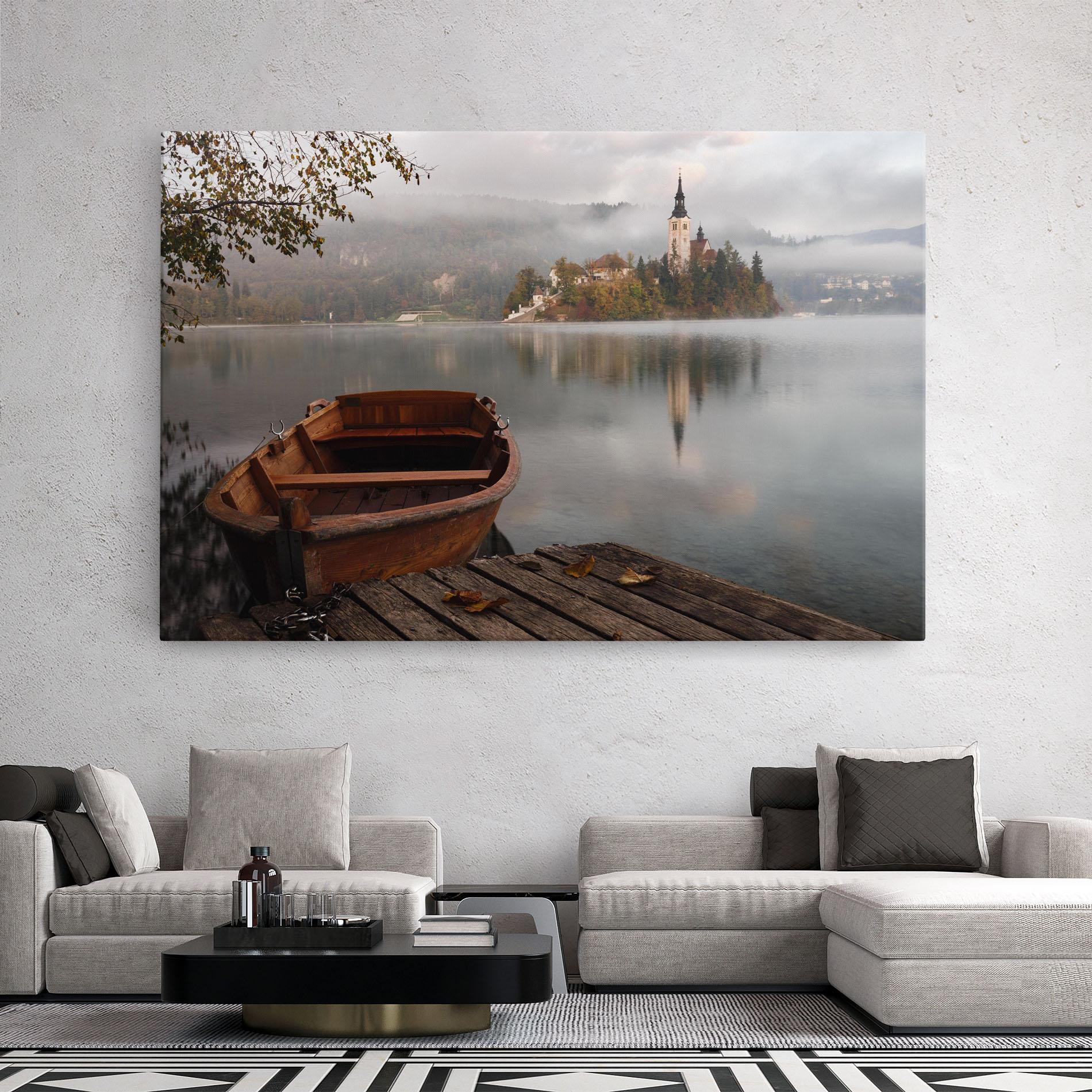 Leinwandbild Lake Church mockup 2