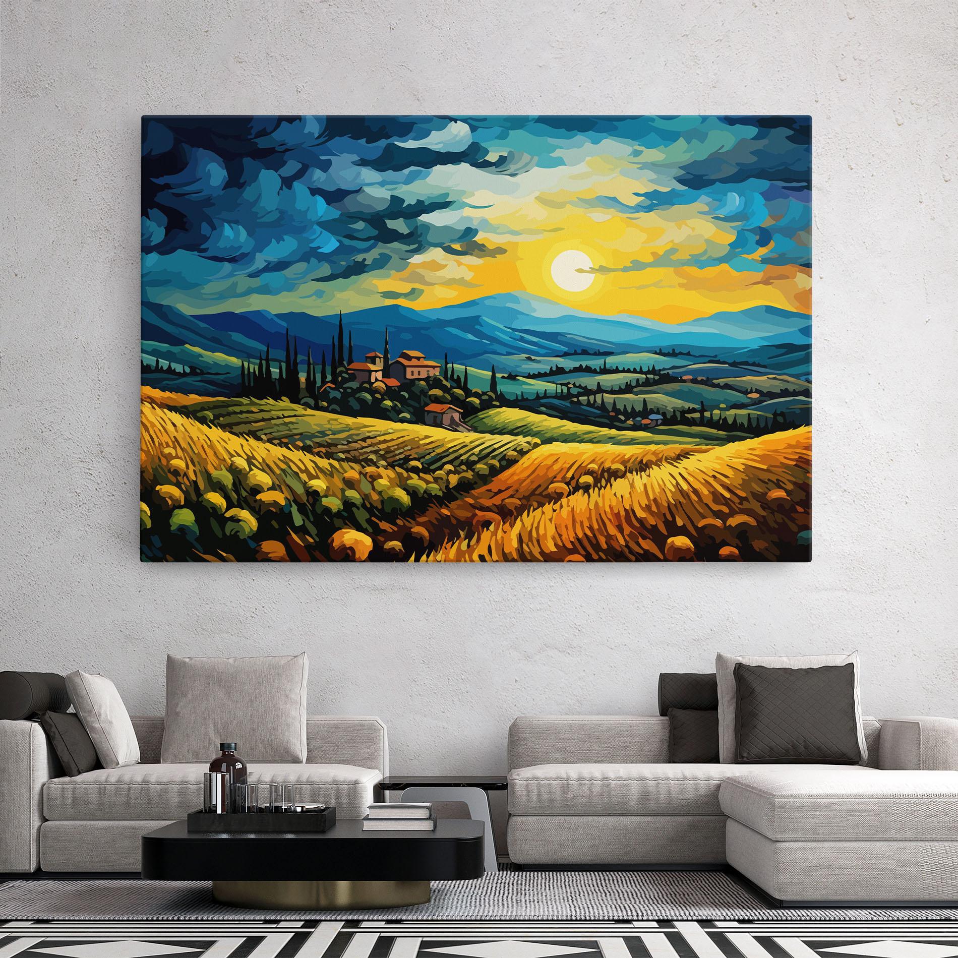 Leinwandbild Rural Fantasy View mockup 2