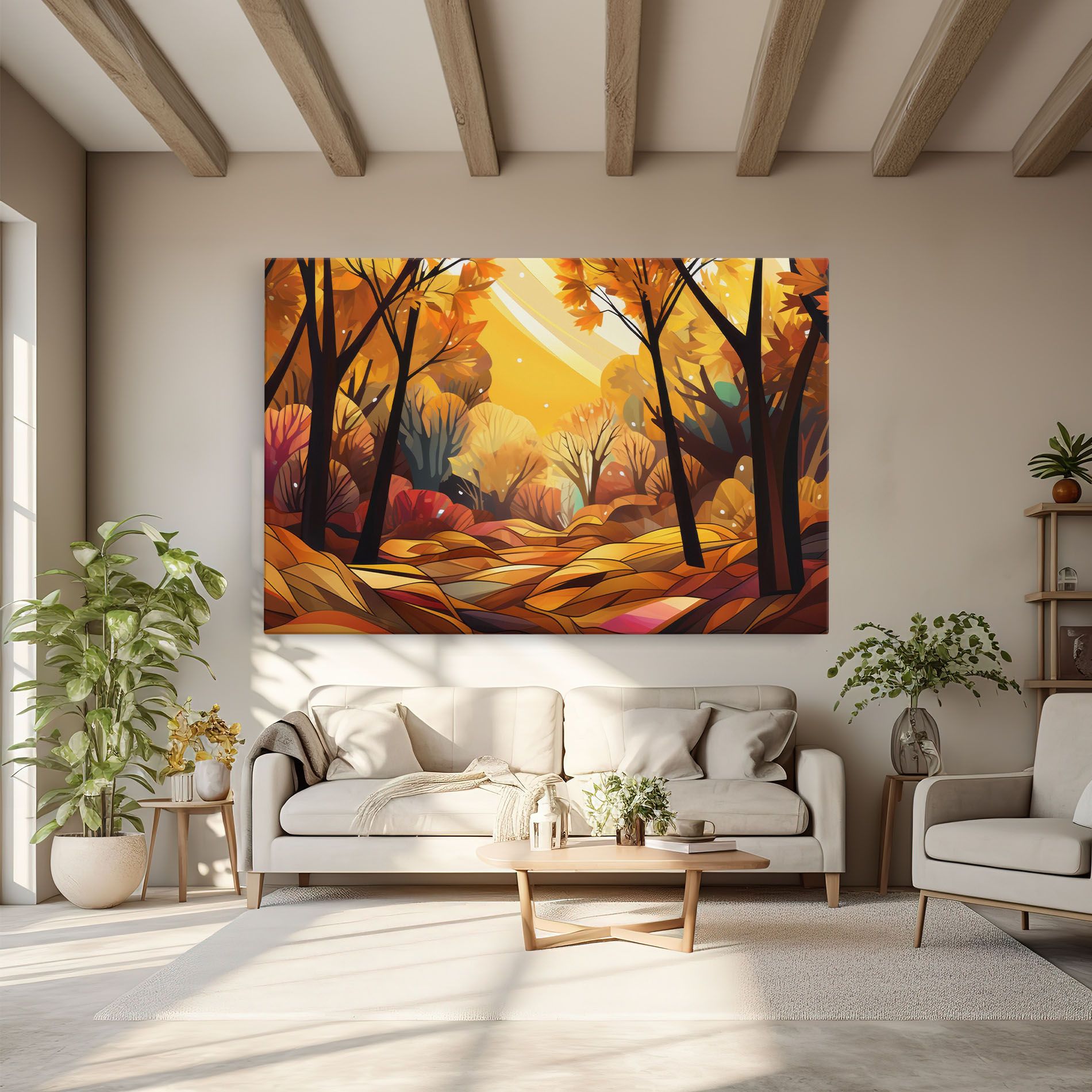 Autumn Forest Art mockup 6