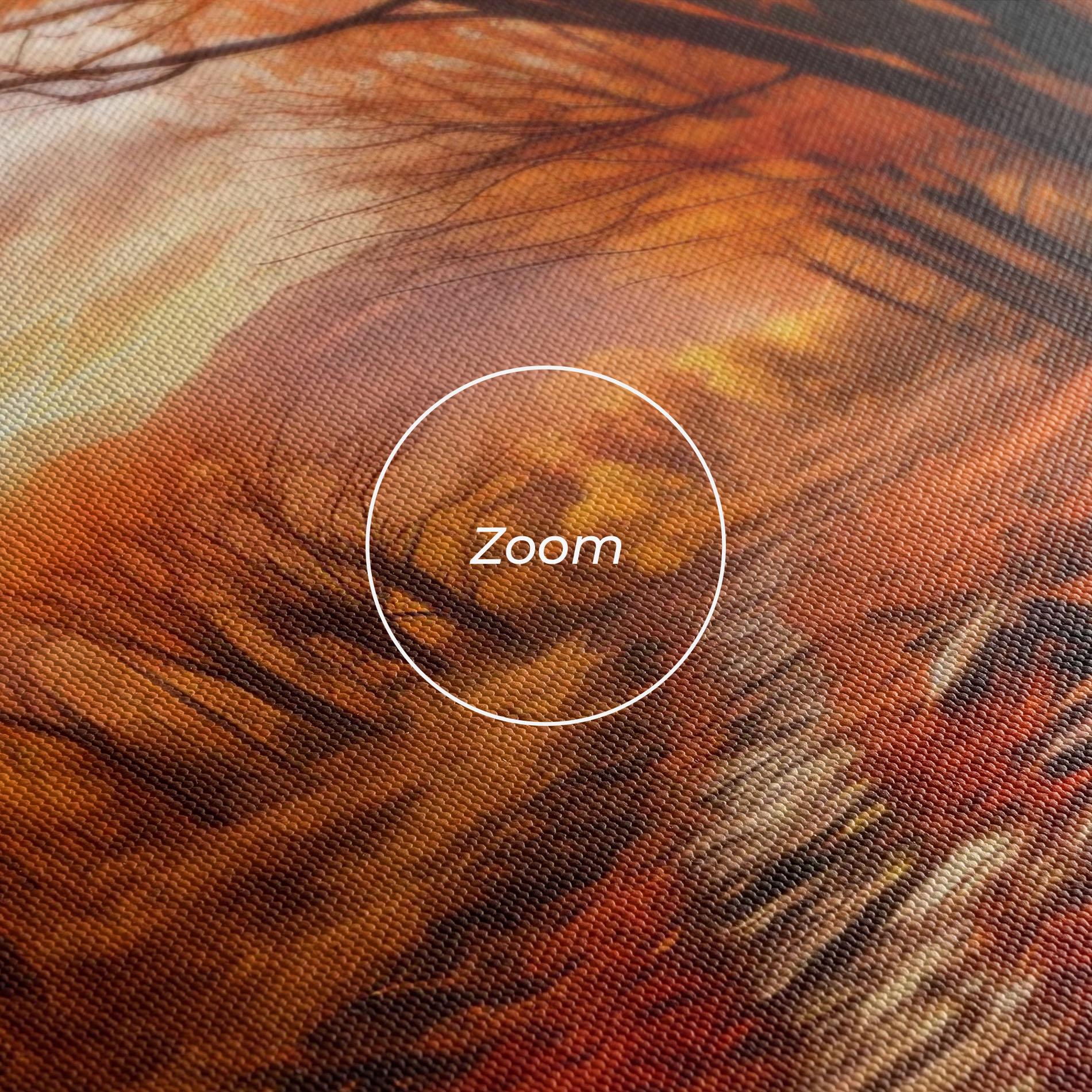 Leinwandbild Autumn Path mockup 3